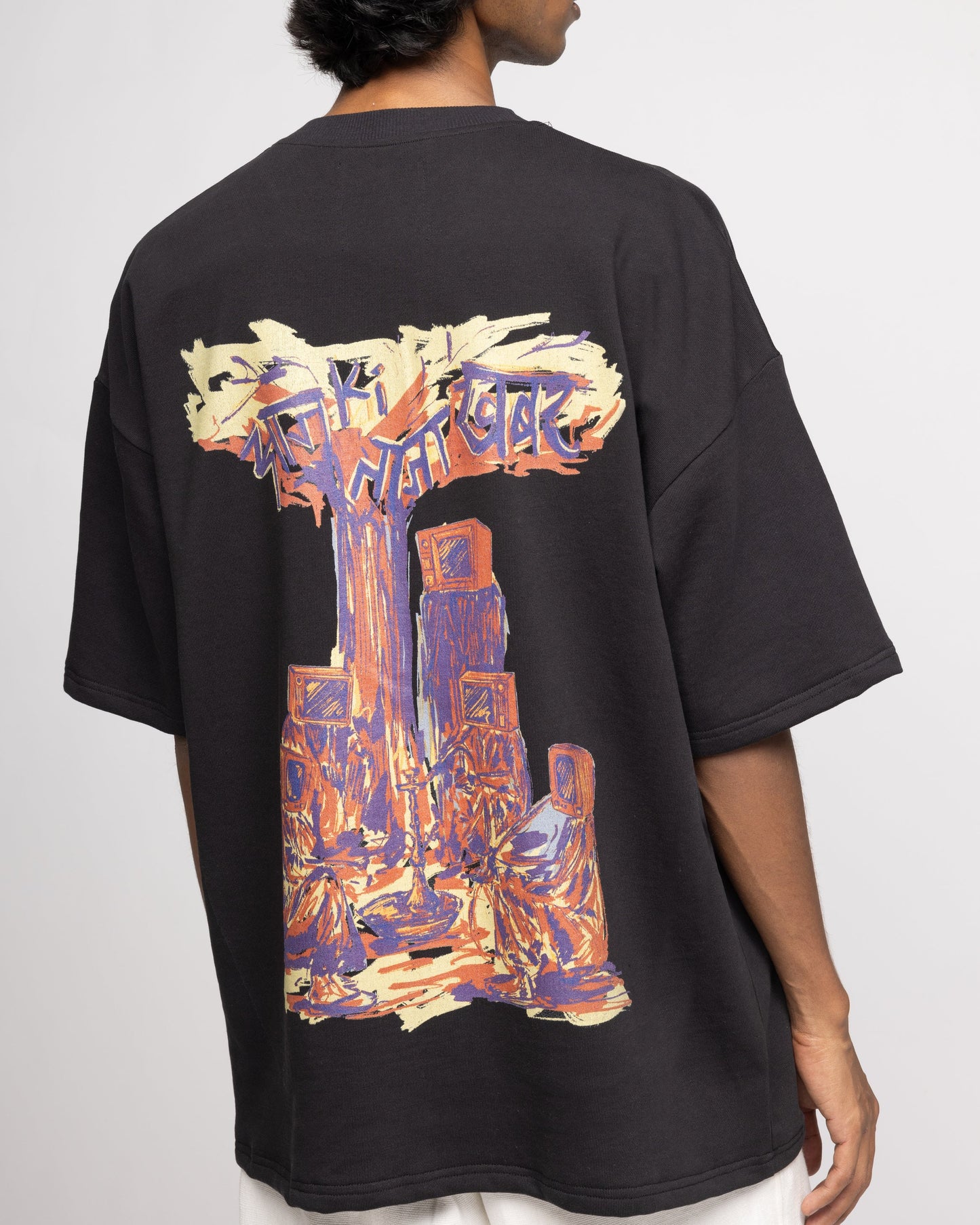 Taaza Khabar' - Tshirt Black