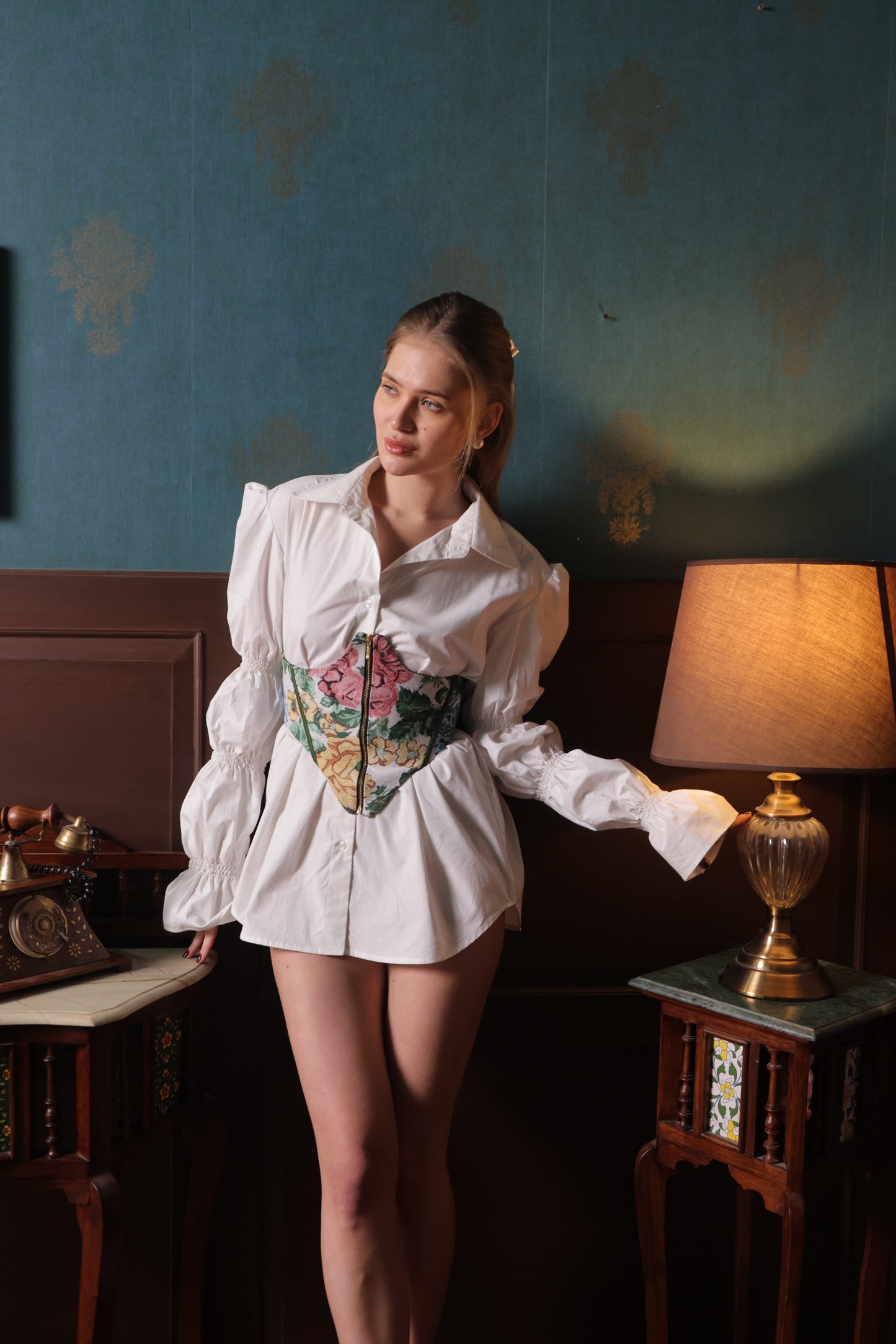 BOTANIC GRACE CORSET AND SHIRT