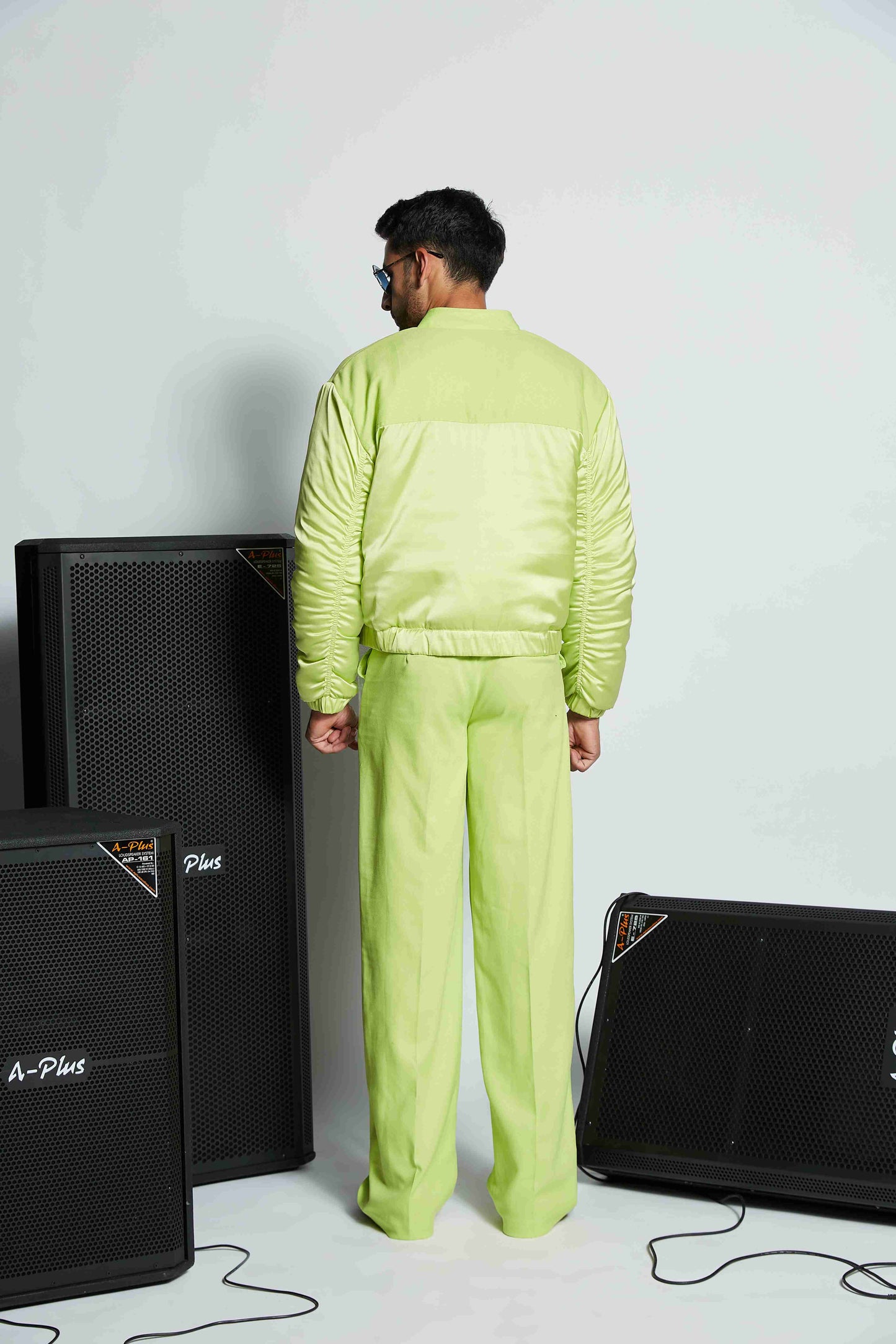 Unisex 'Super Trouper' High-Waisted Pants