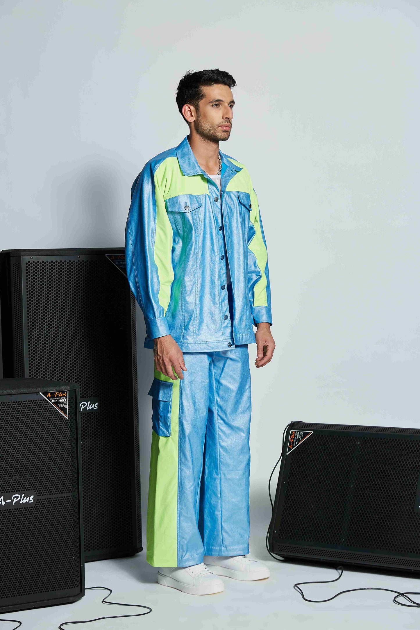Daddy Cool Color Blocking Jacket