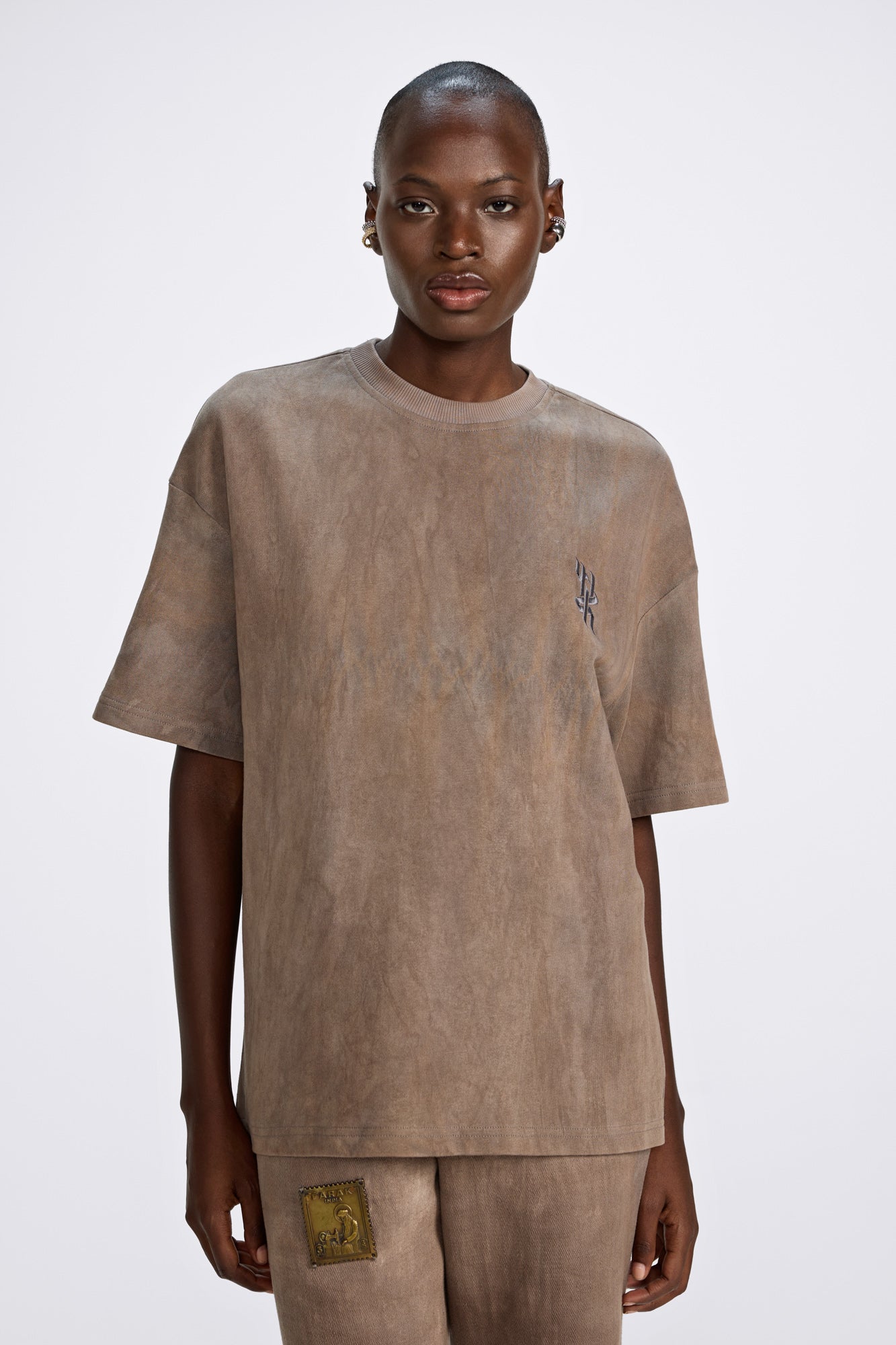 Basics Grey Bagru T-shirt