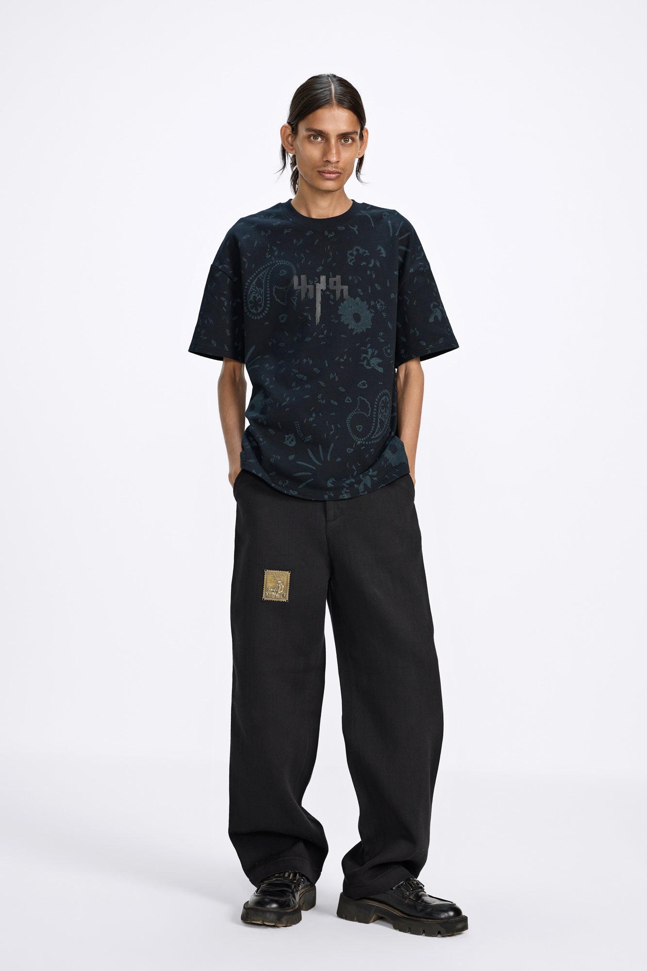 Basics Block-printed T-shirt