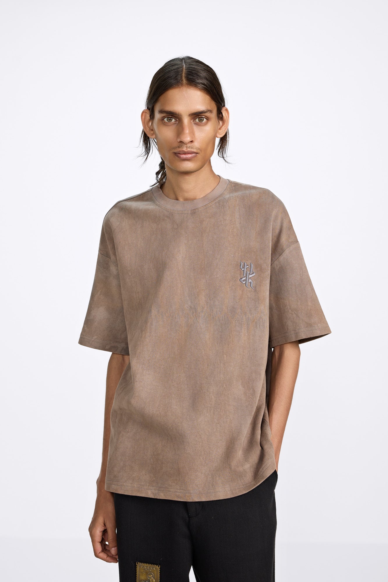 Basics Grey Bagru T-shirt