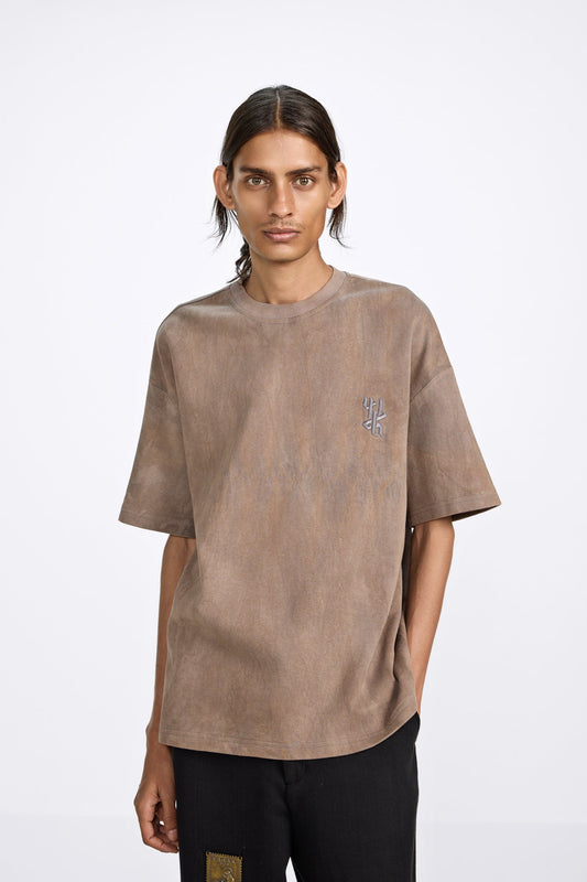 Basics Grey Bagru T-shirt