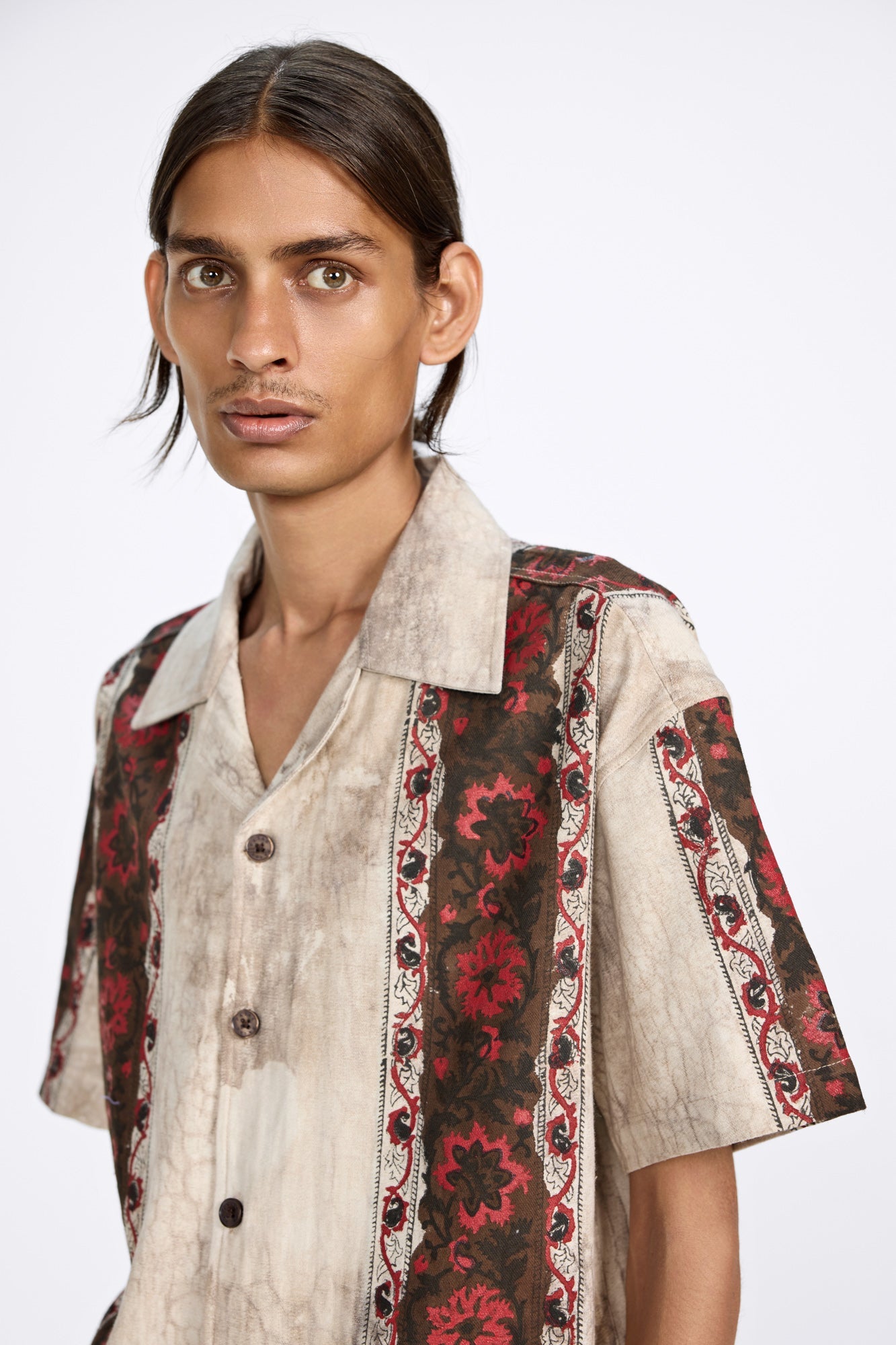 Bagru Stripe Handmade Shirt