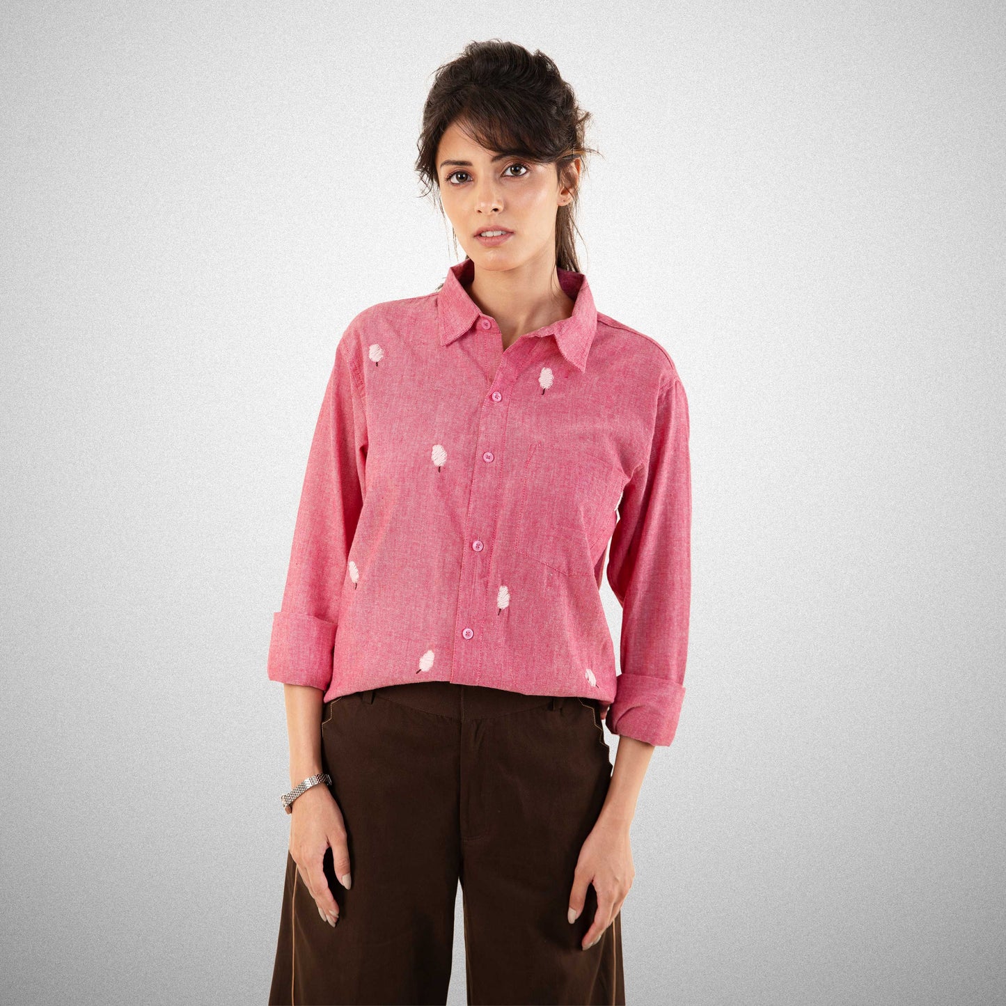Parul Gulati in Unisex Cotton Candy Shirt