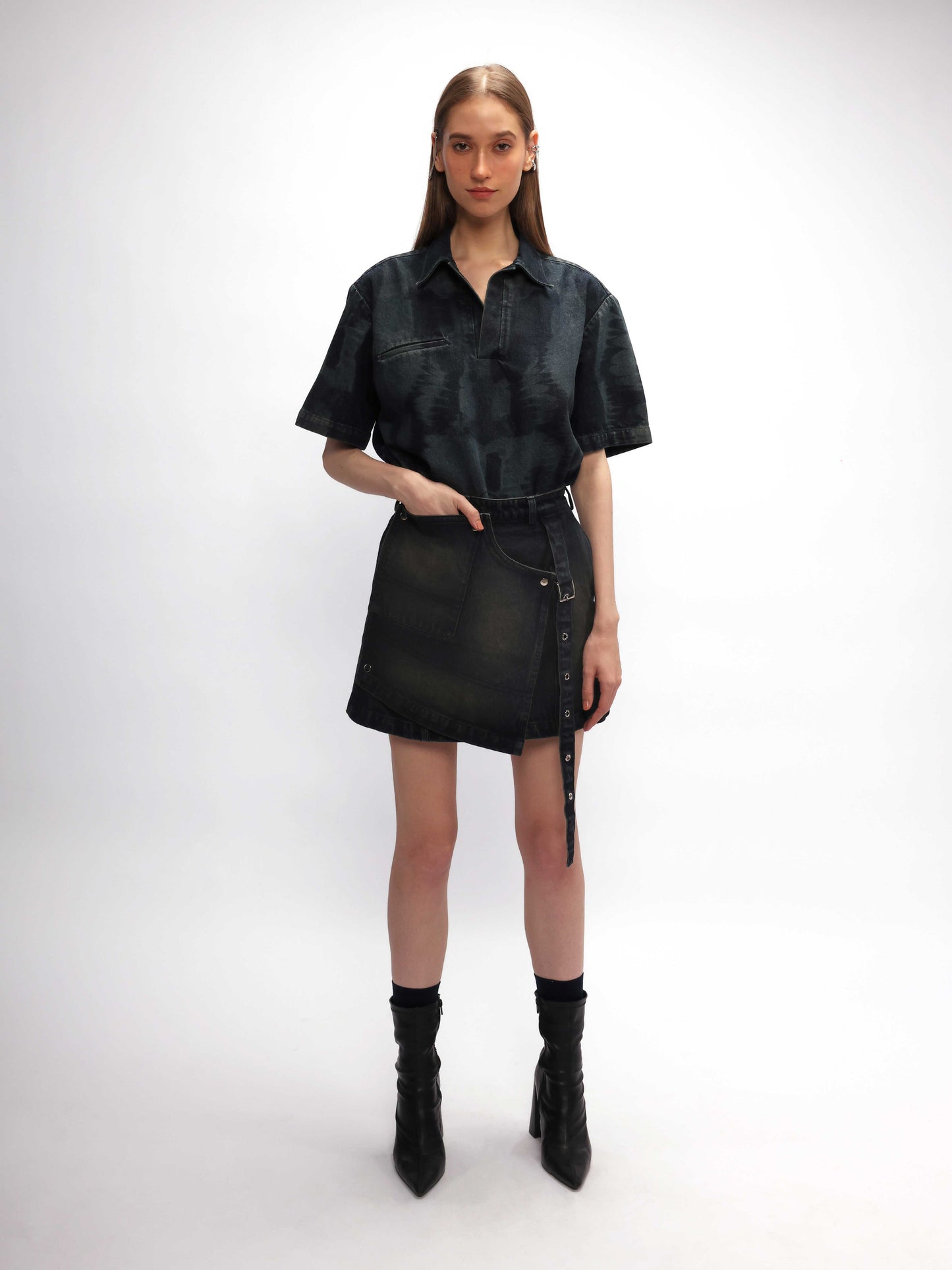 Mini Denim Skirt