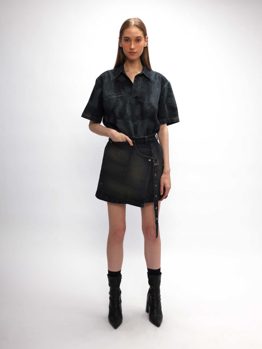 Mini Denim Skirt
