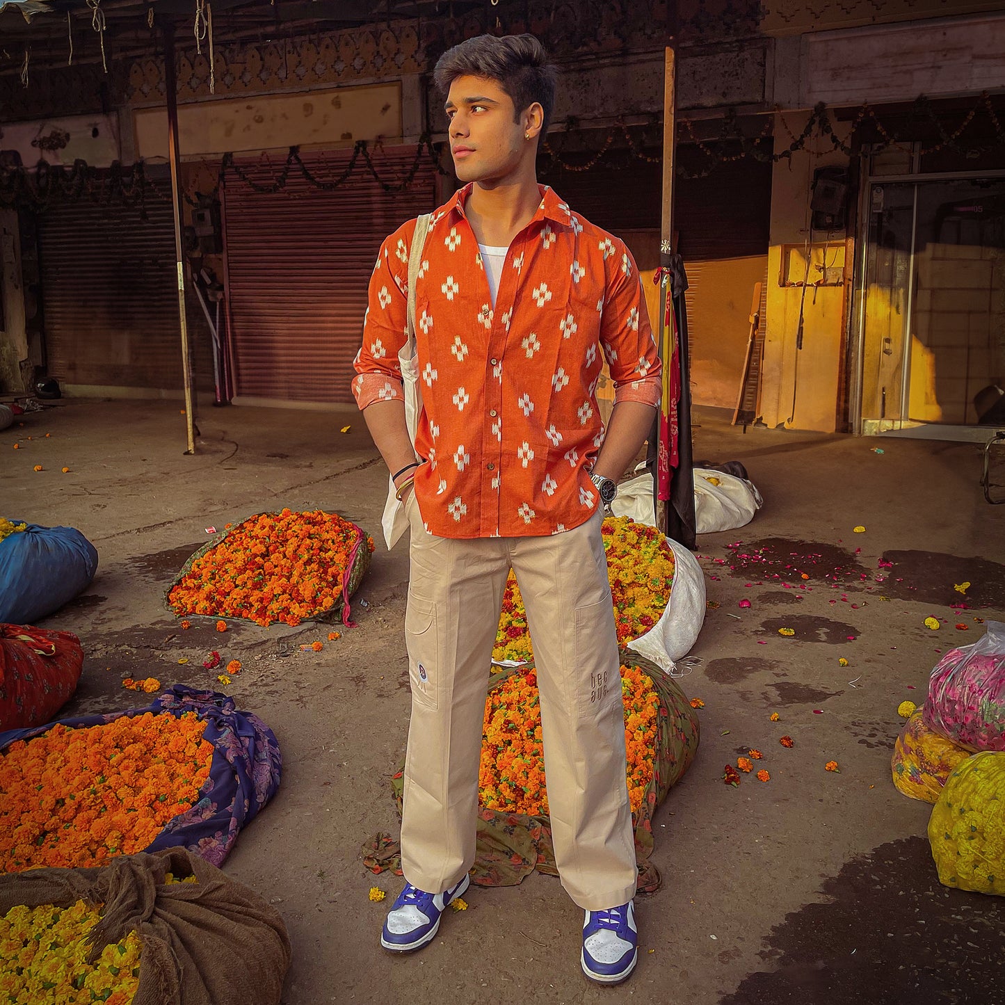 Unisex Festive Ikat Shirt