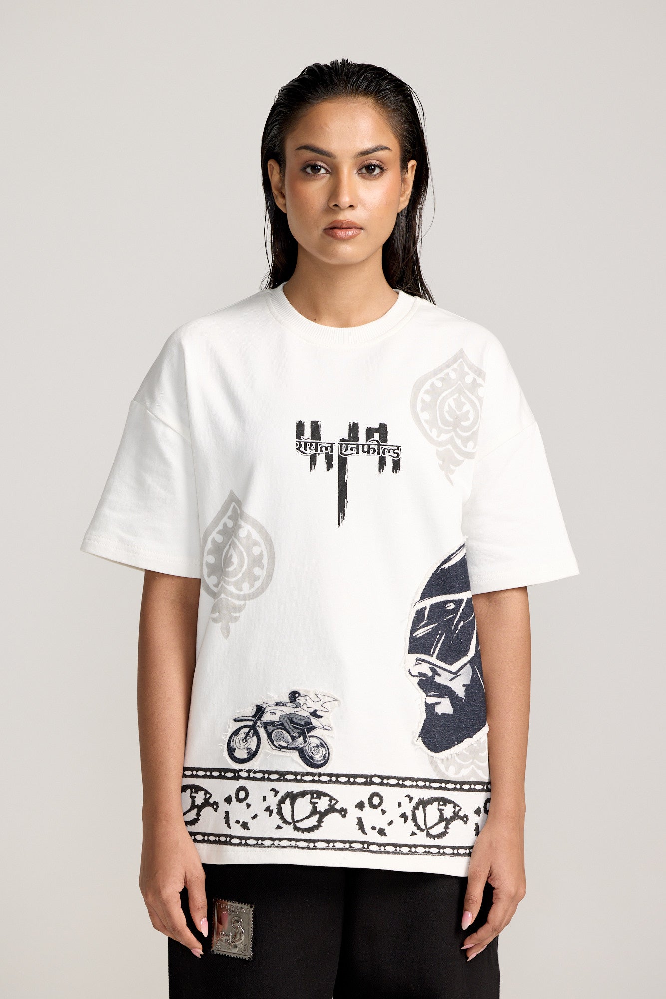 Unisex Roar of a Legend Block-Print T-shirt