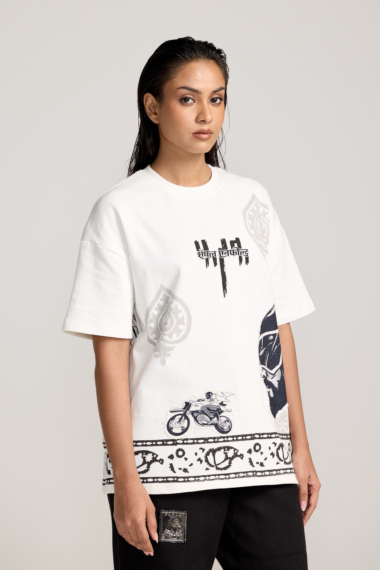 Unisex Roar of a Legend Block-Print T-shirt