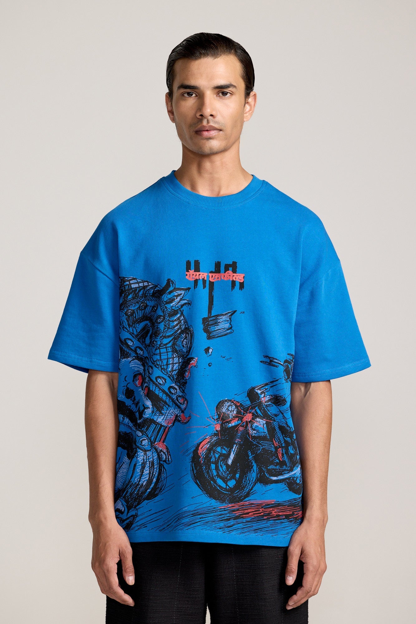 Unisex Hatch Blockprint T-shirt