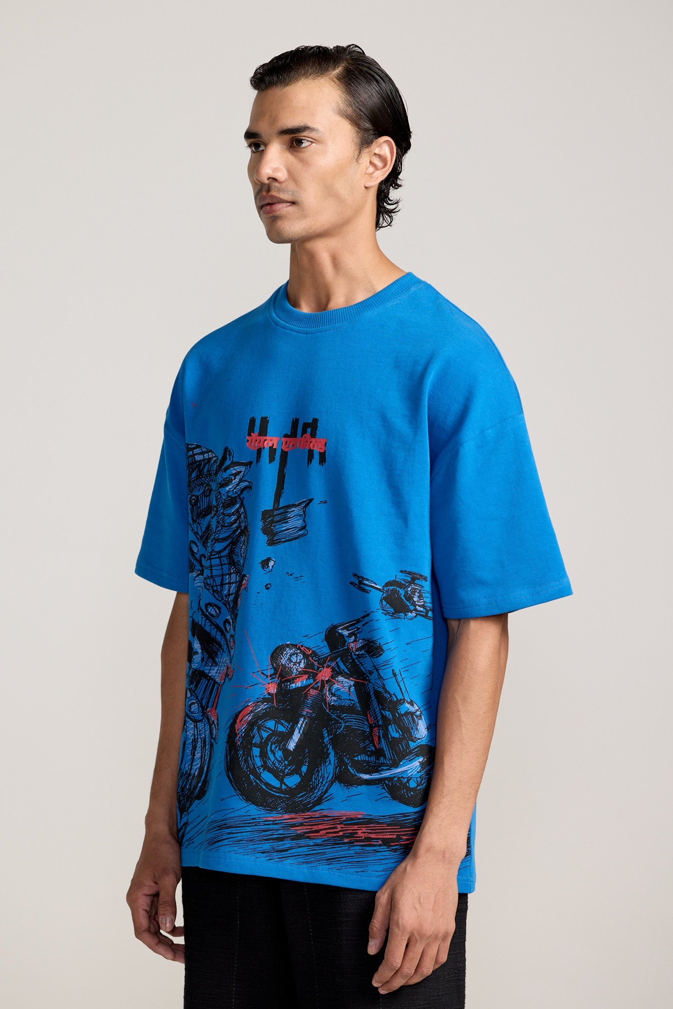 Unisex Hatch Blockprint T-shirt