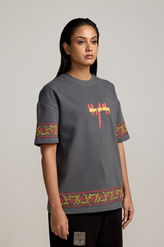 Unisex Folklore Block Print T-shirt