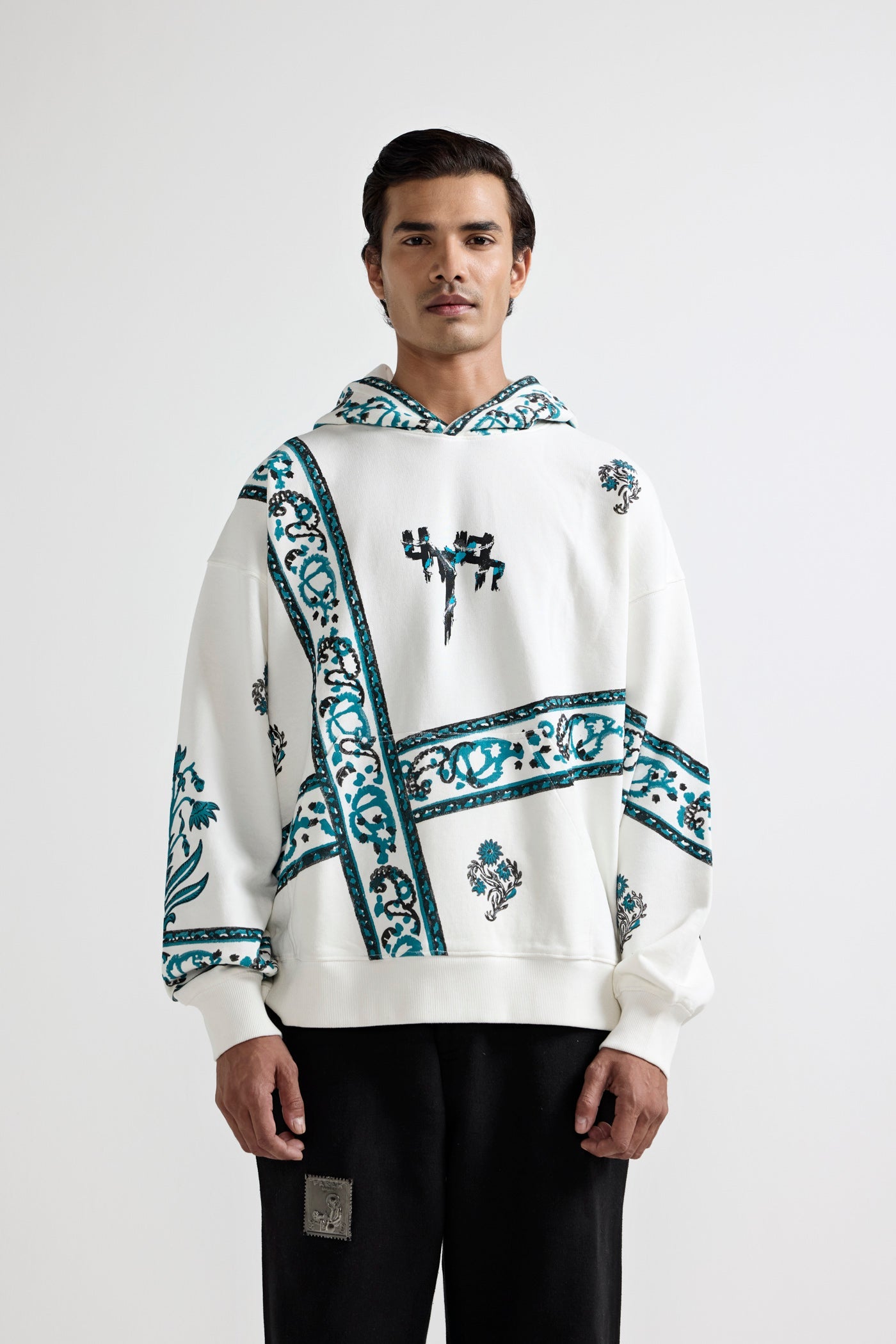 Unisex Cosmic Blockprint Hoodie