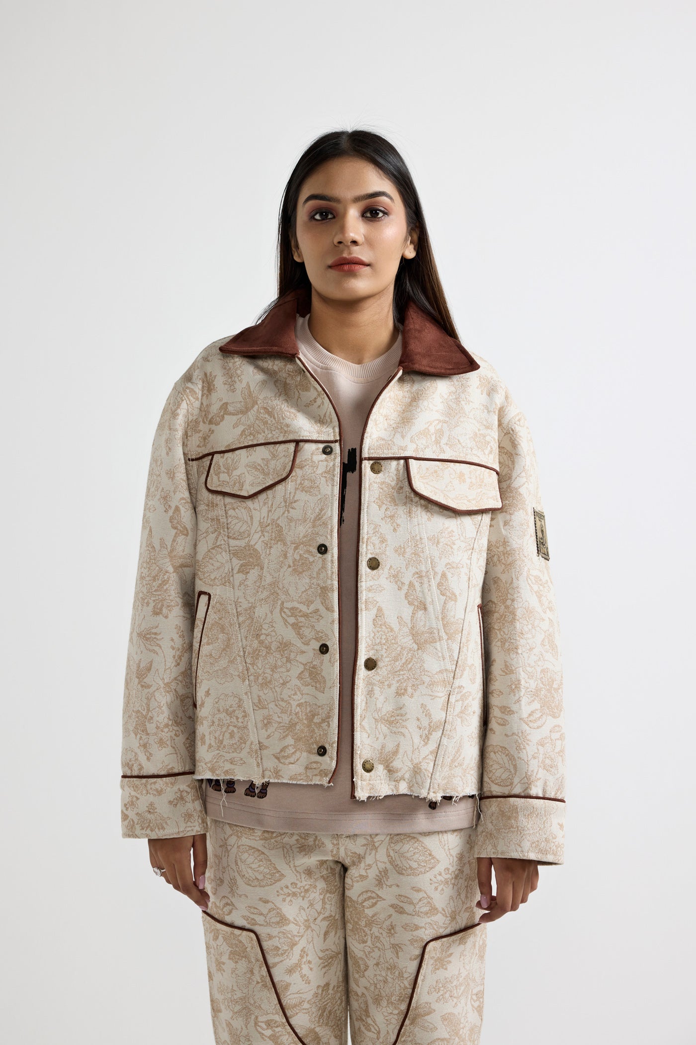 Unisex Handmade Jacquard Jacket