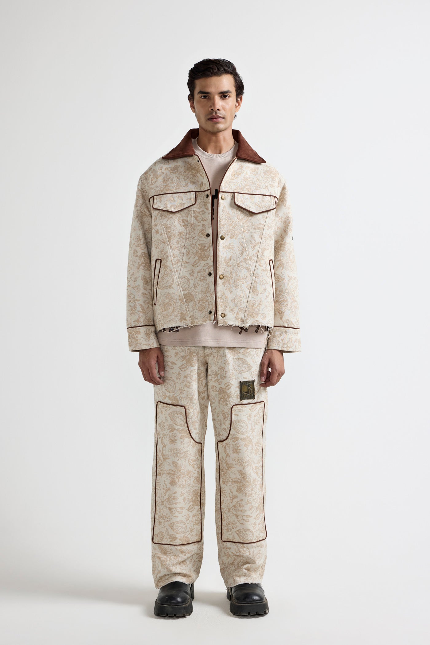 Unisex Handmade Jacquard Jacket