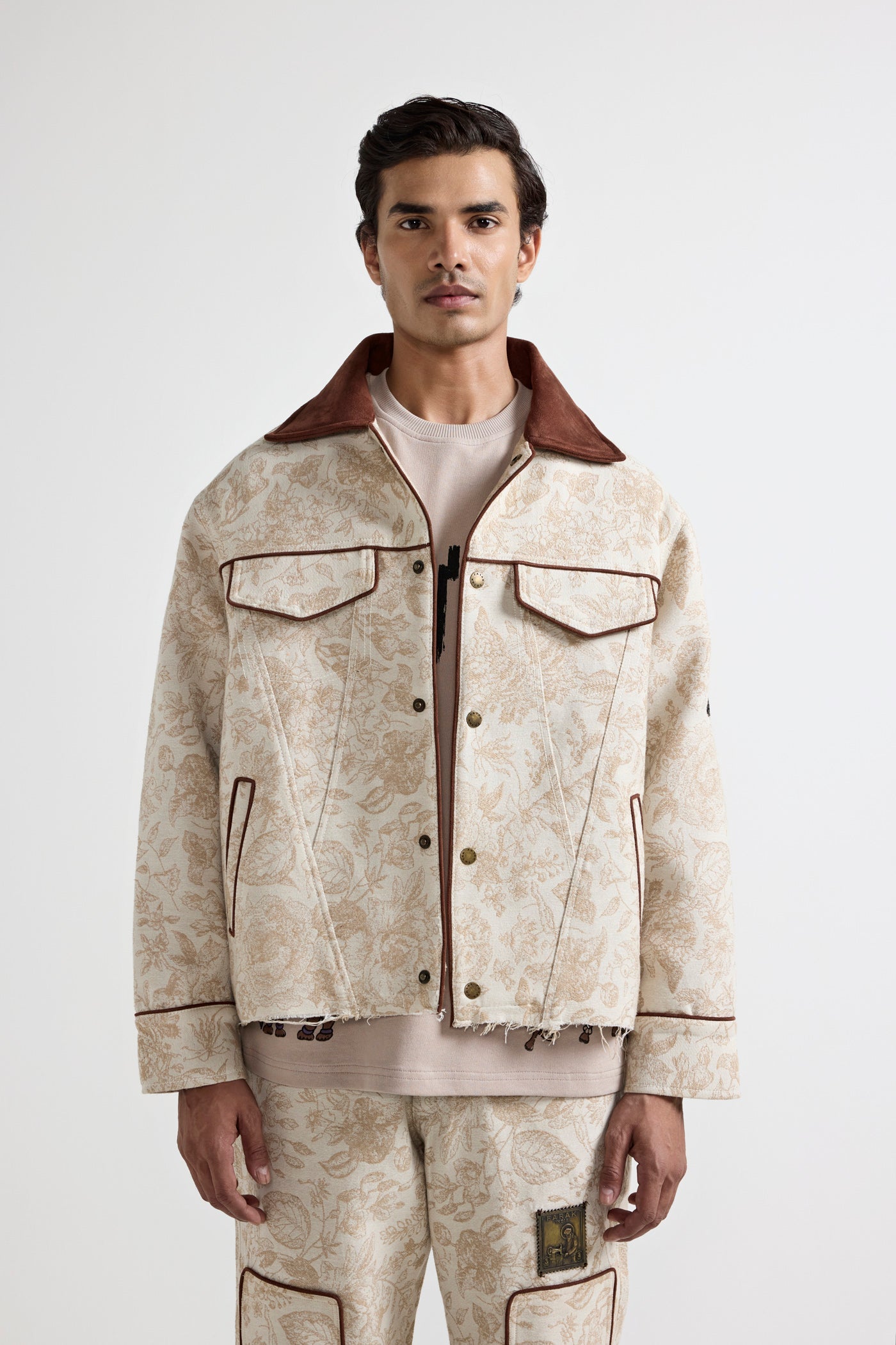 Unisex Handmade Jacquard Jacket