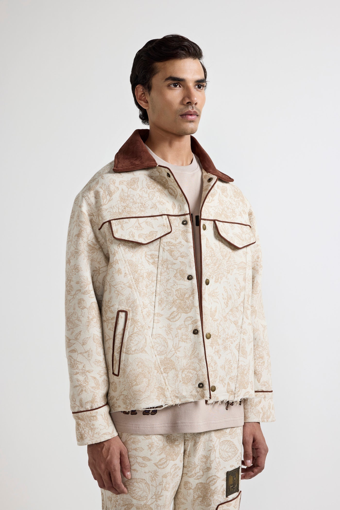 Unisex Handmade Jacquard Jacket