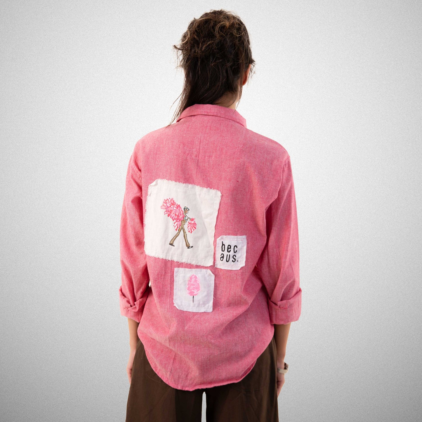 Parul Gulati in Unisex Cotton Candy Shirt