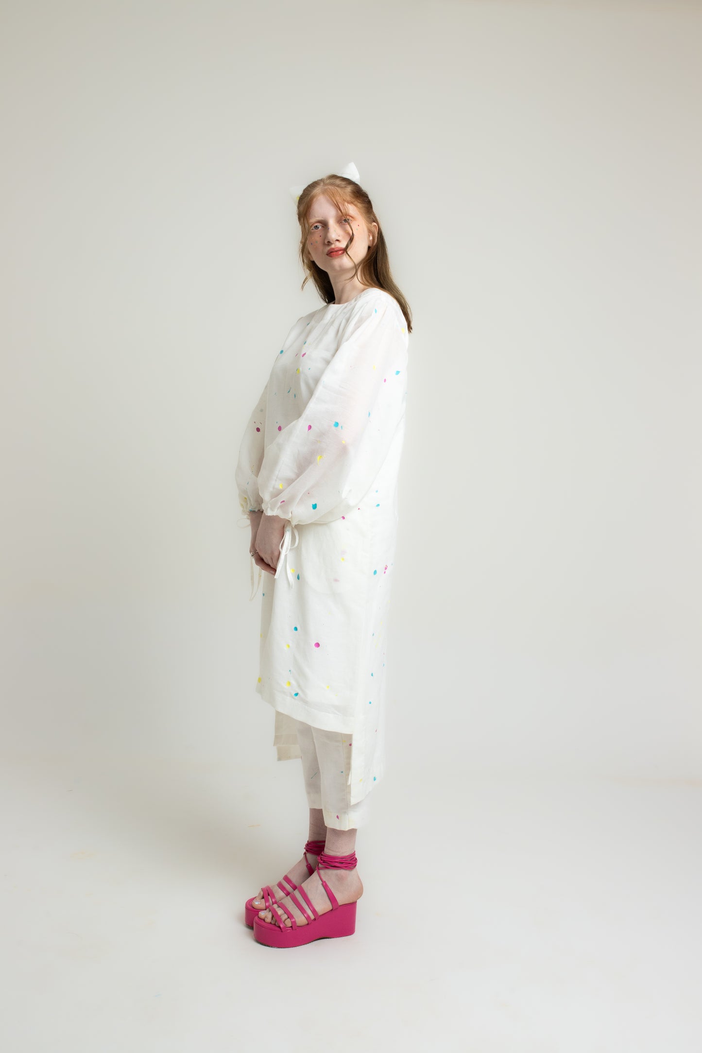 Kaolin Tunic - Chalk Collection