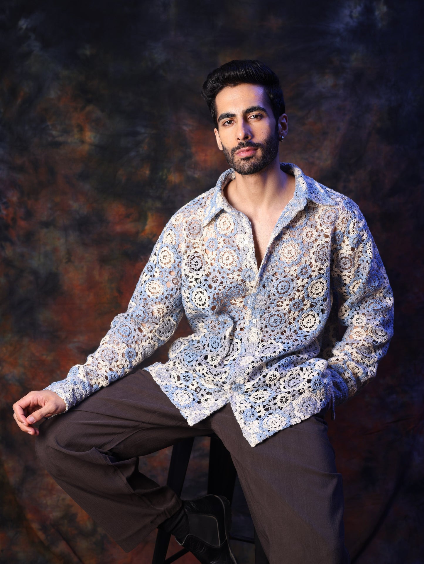 FROST CROCHET SHIRT