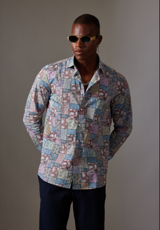 Multi Cotton Canclini Shirt Am-70