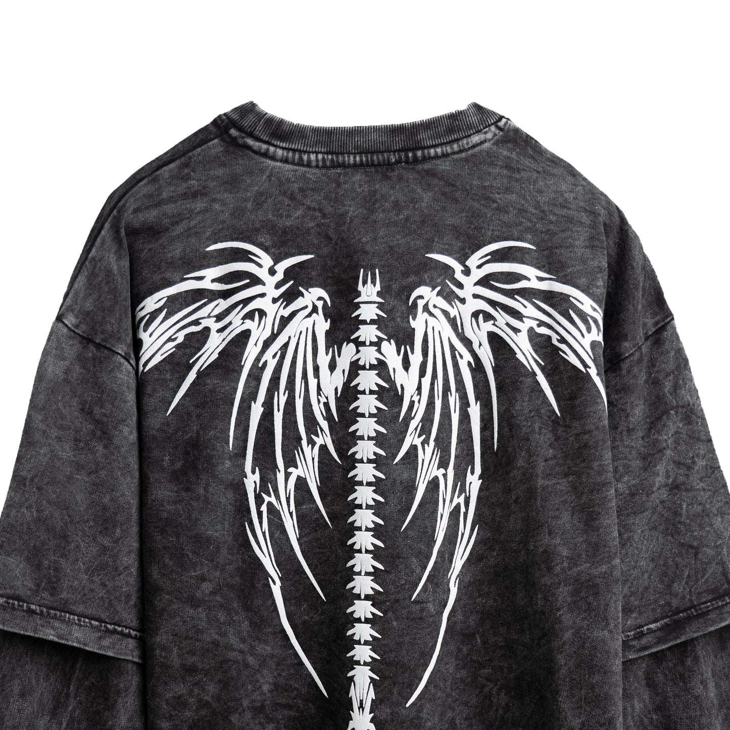 Unisex BAT WASHED T-SHIRT