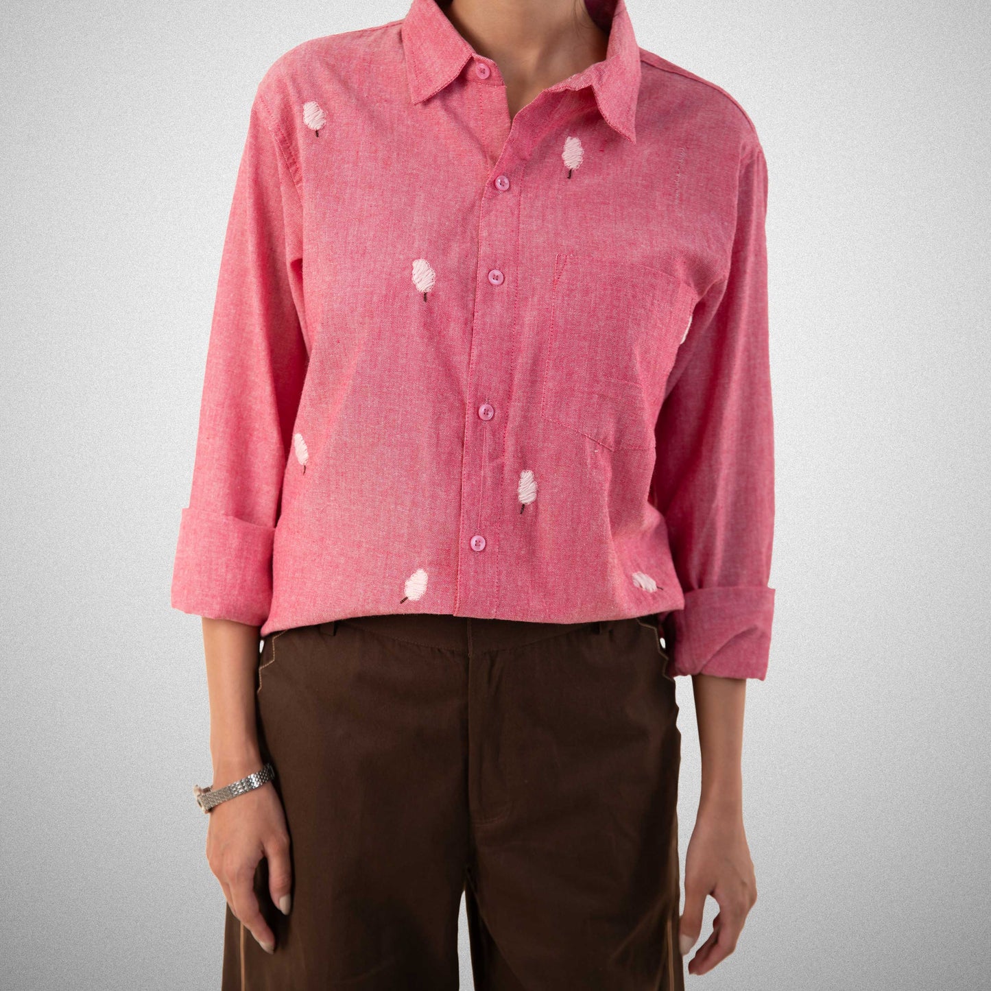 Parul Gulati in Unisex Cotton Candy Shirt