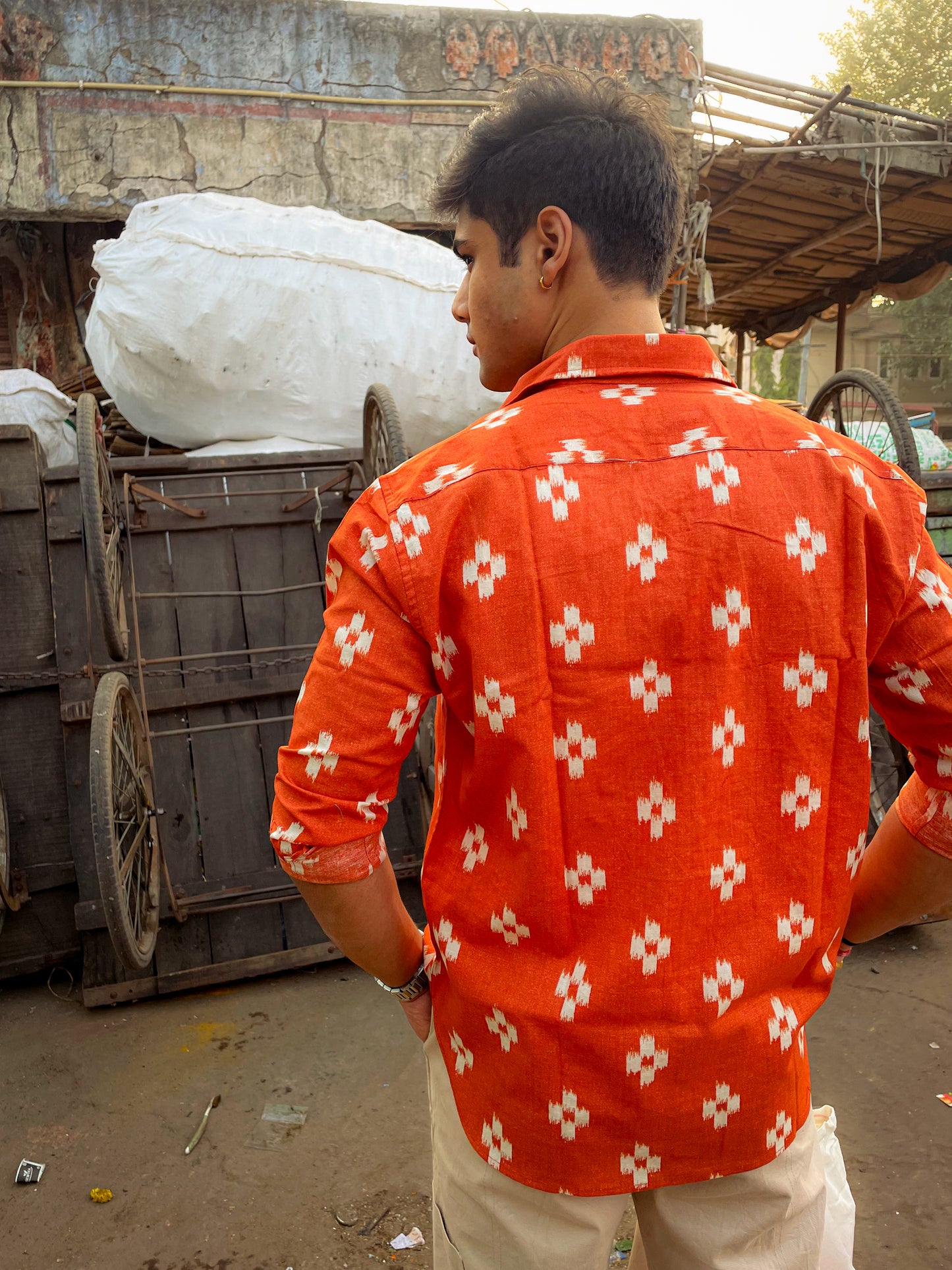 Unisex Festive Ikat Shirt