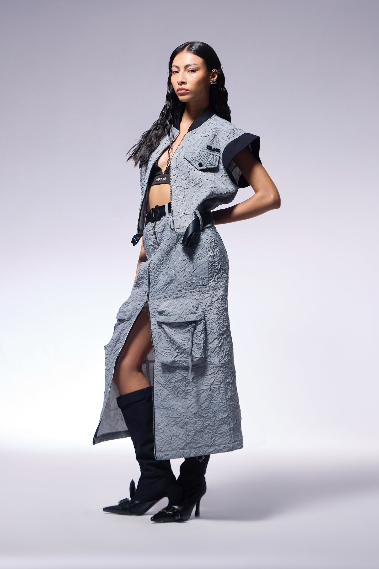 Slate Grey Cargo JACKET