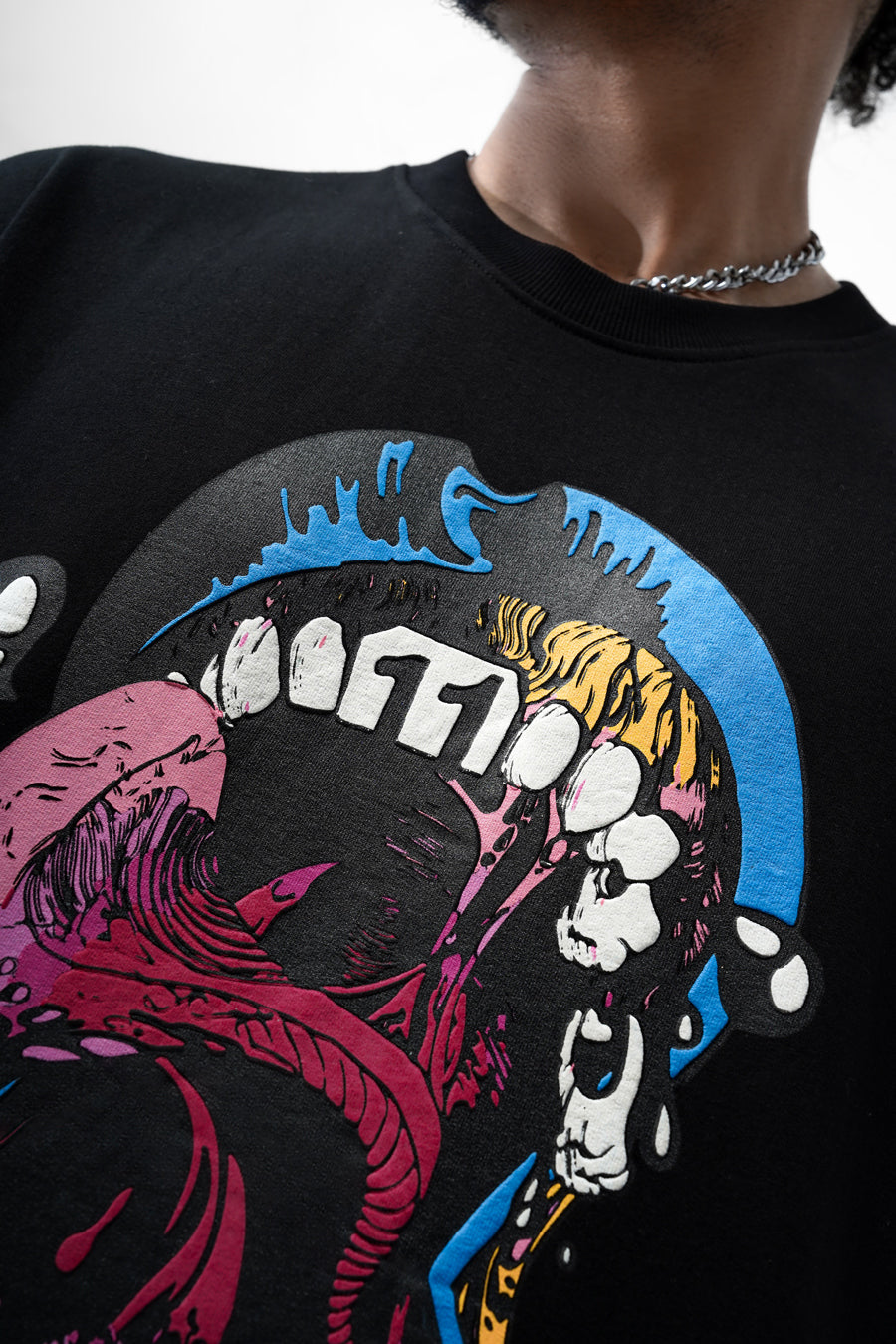 The Rolling Tongue Black
