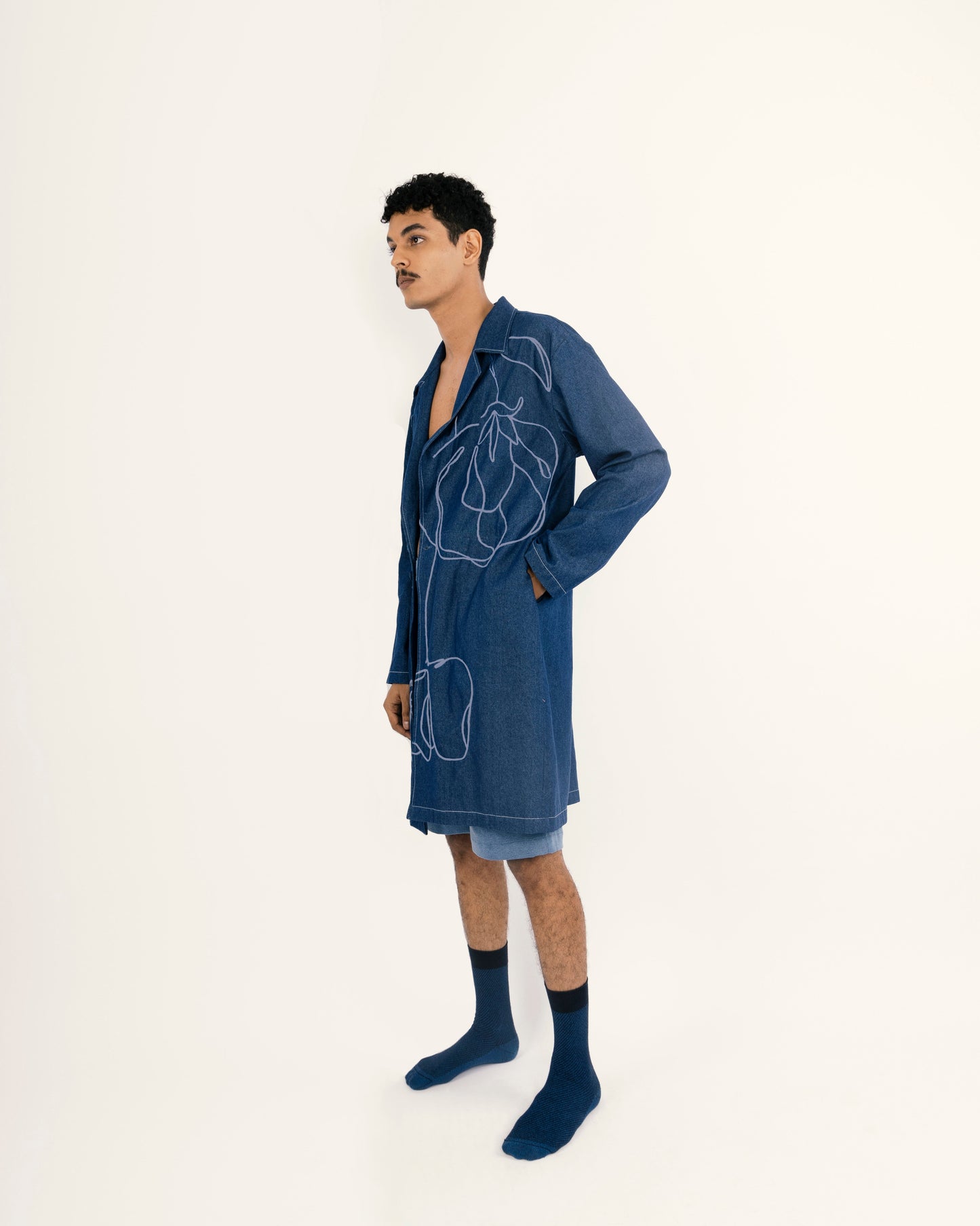 HEX PANELED DUSTER