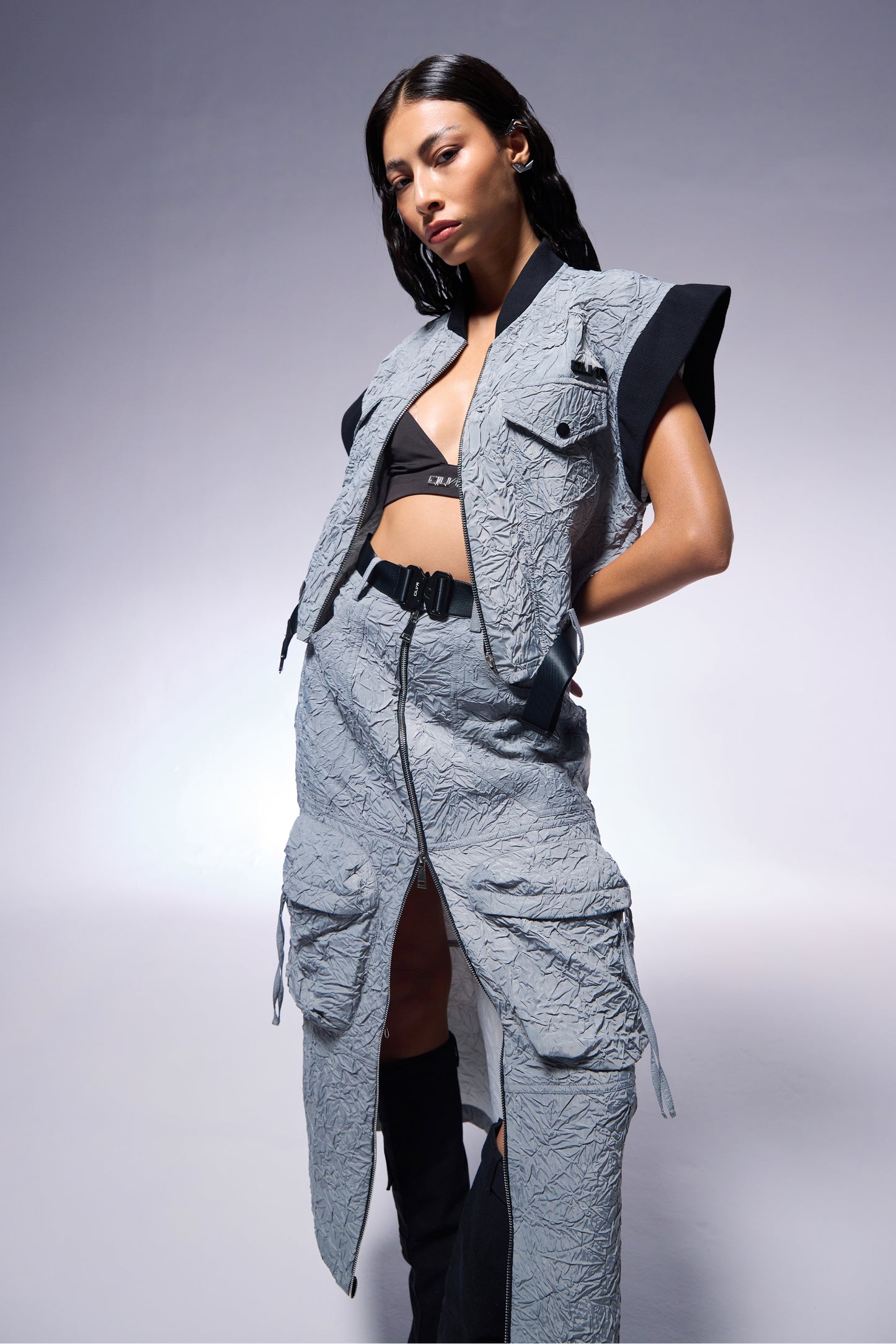 Slate Grey Cargo JACKET
