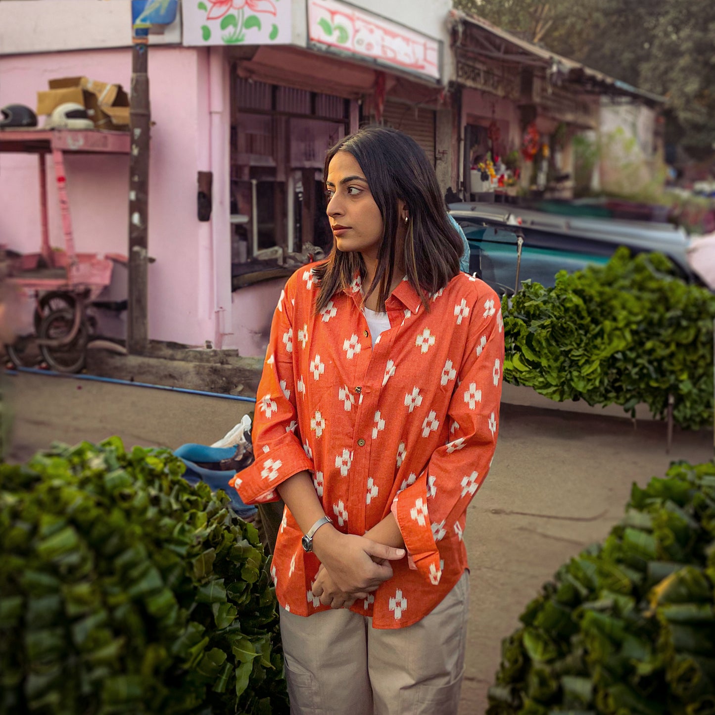 Unisex Festive Ikat Shirt