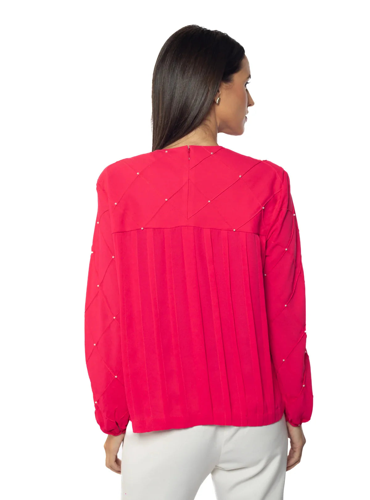 Claire Pearl Detail Top