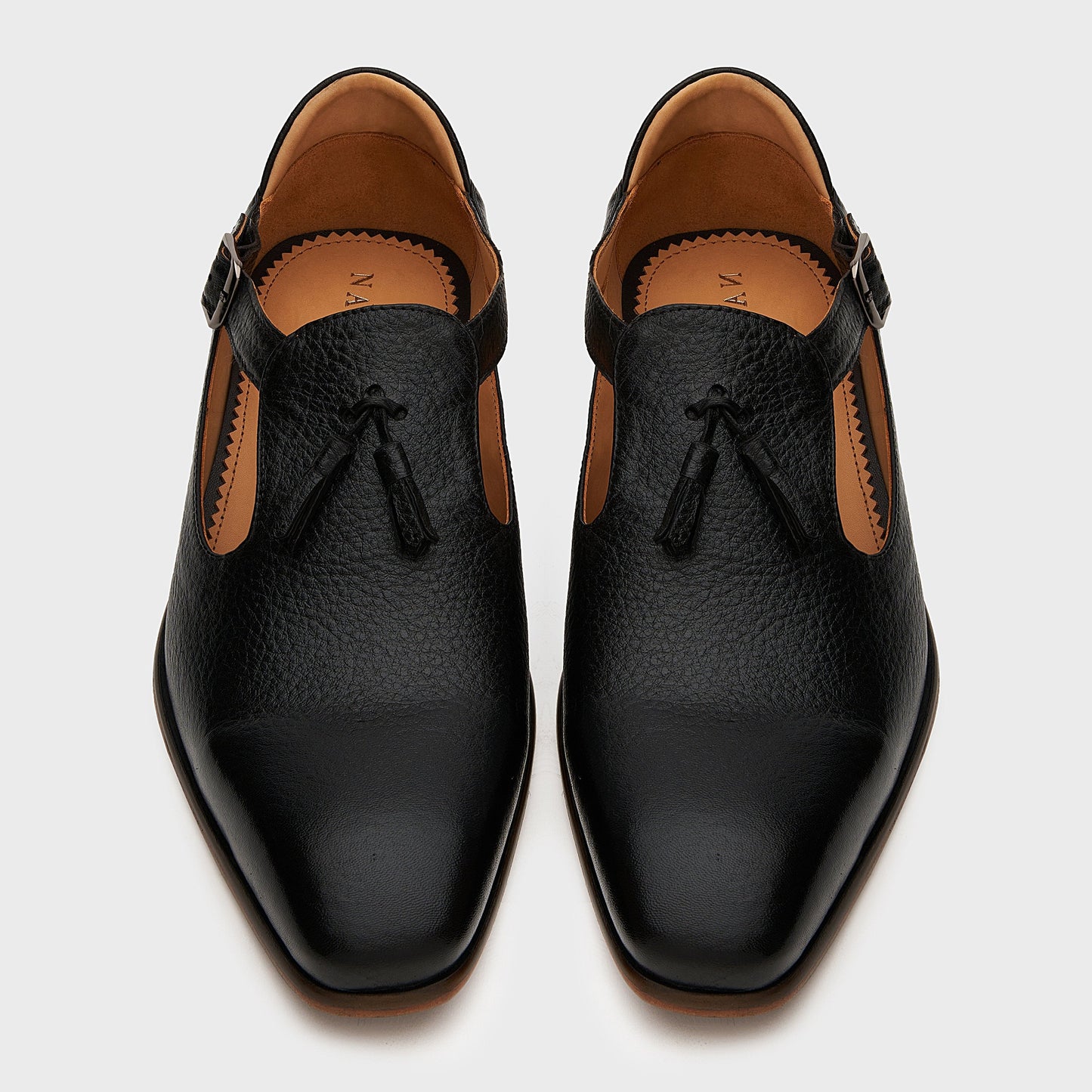 Bagh | Black Milled Leather