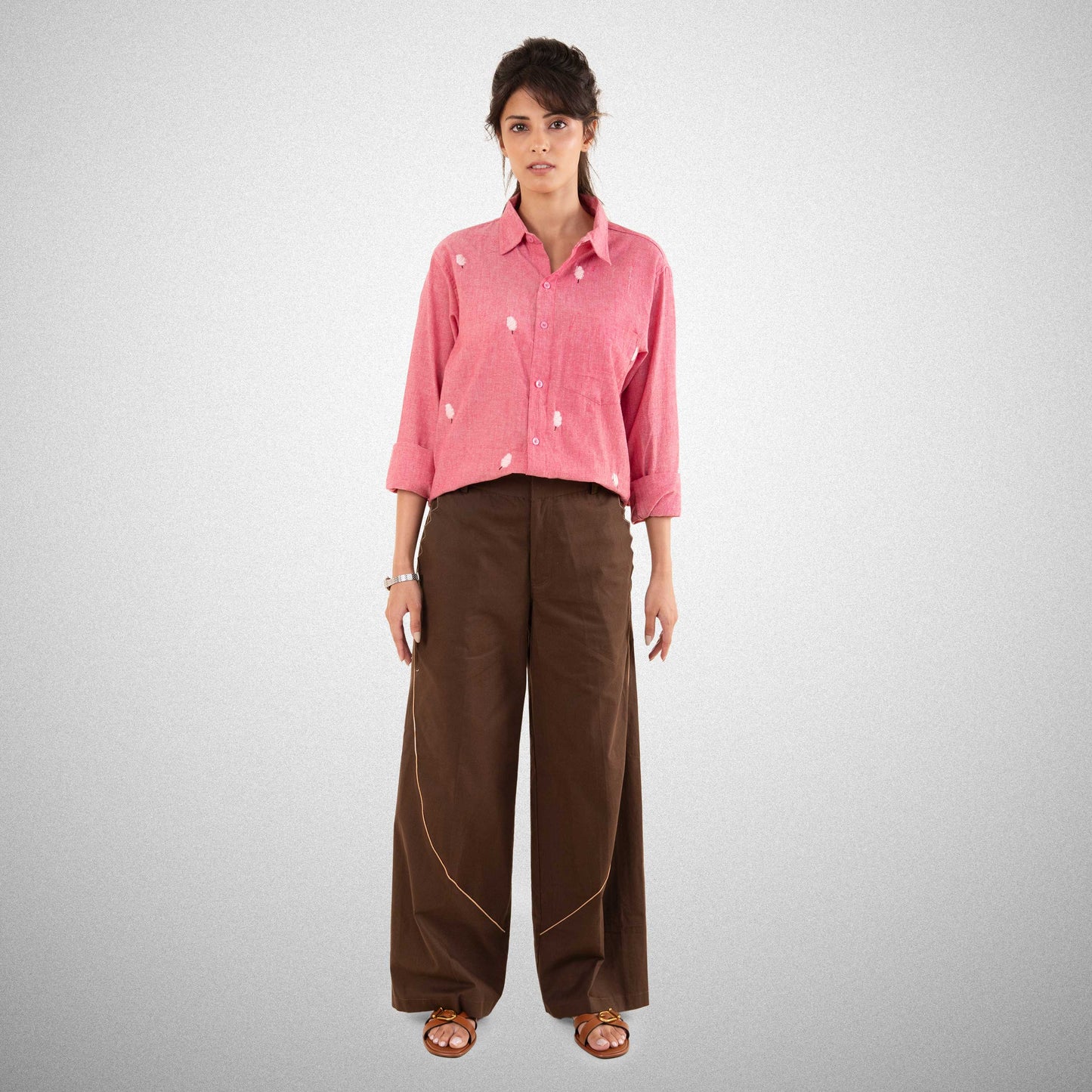 Parul Gulati in Unisex Cotton Candy Shirt