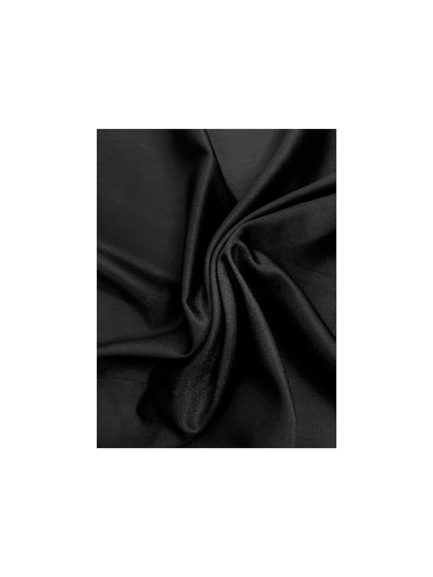 Black Cowl Lapel Blazer