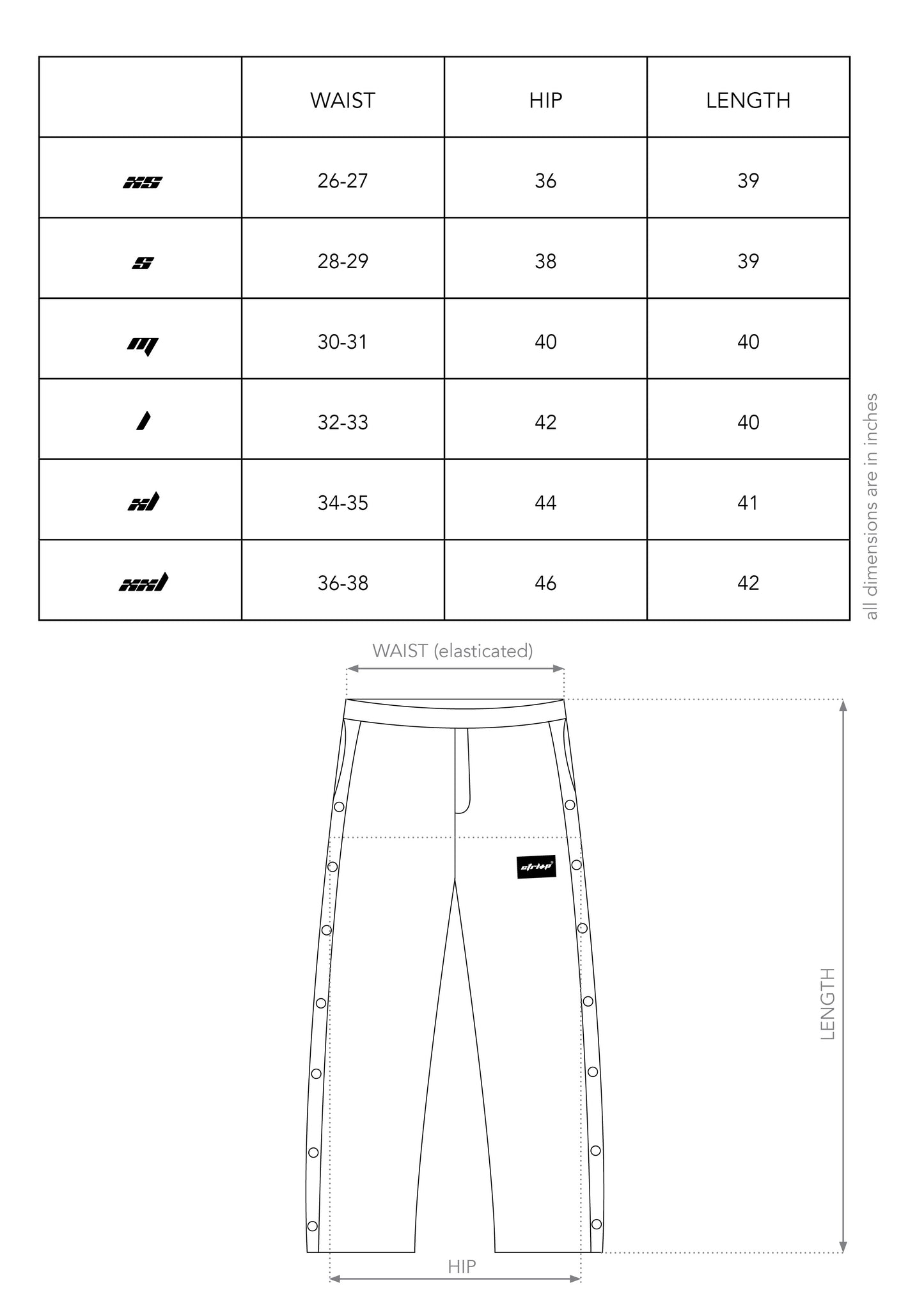 Unisex WAFFLE BUTTON DOWN PANTS
