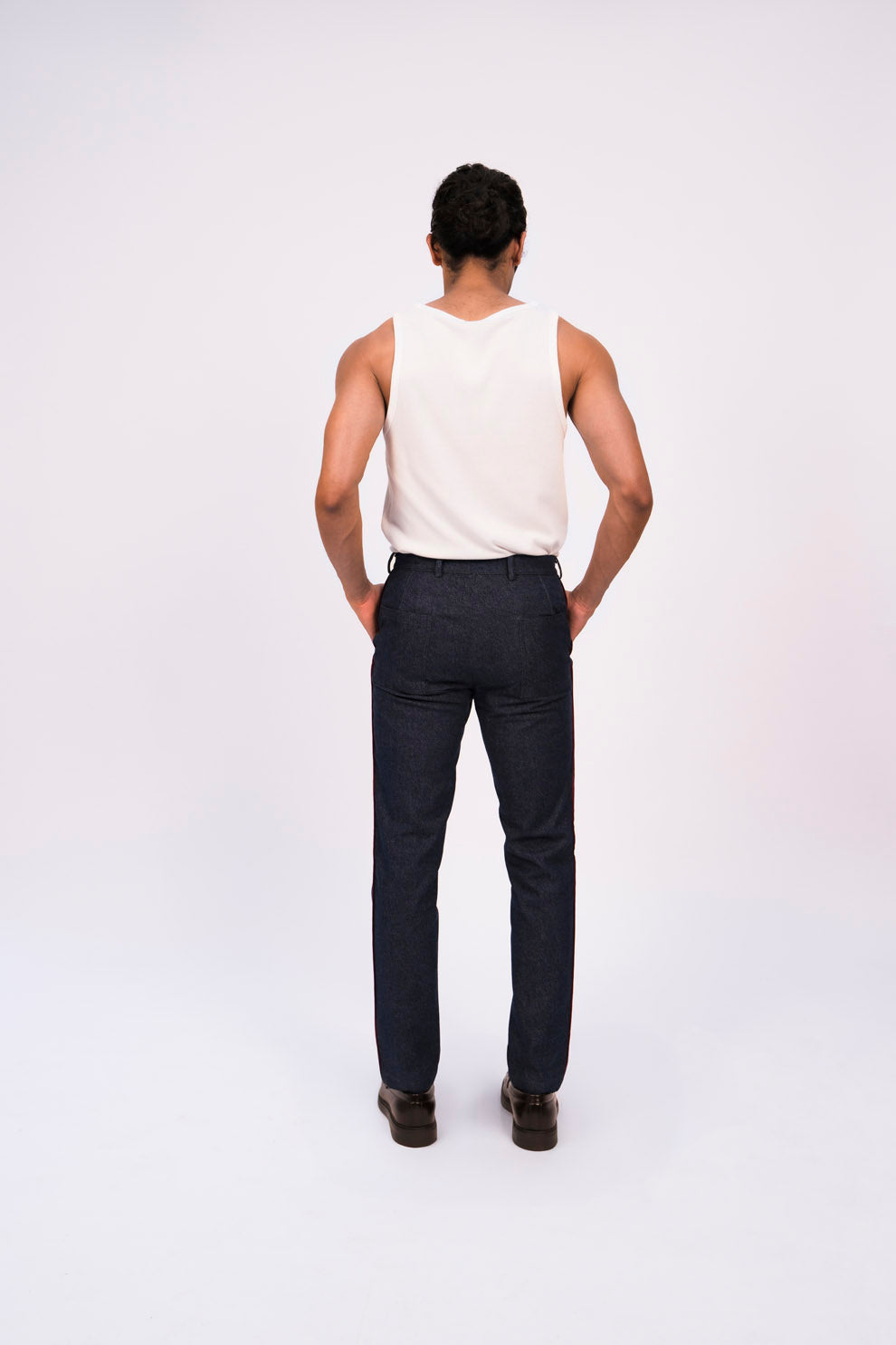 CONTRAST PIPING PANT