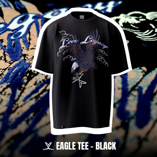 Unisex EAGLE TEE - BLACK