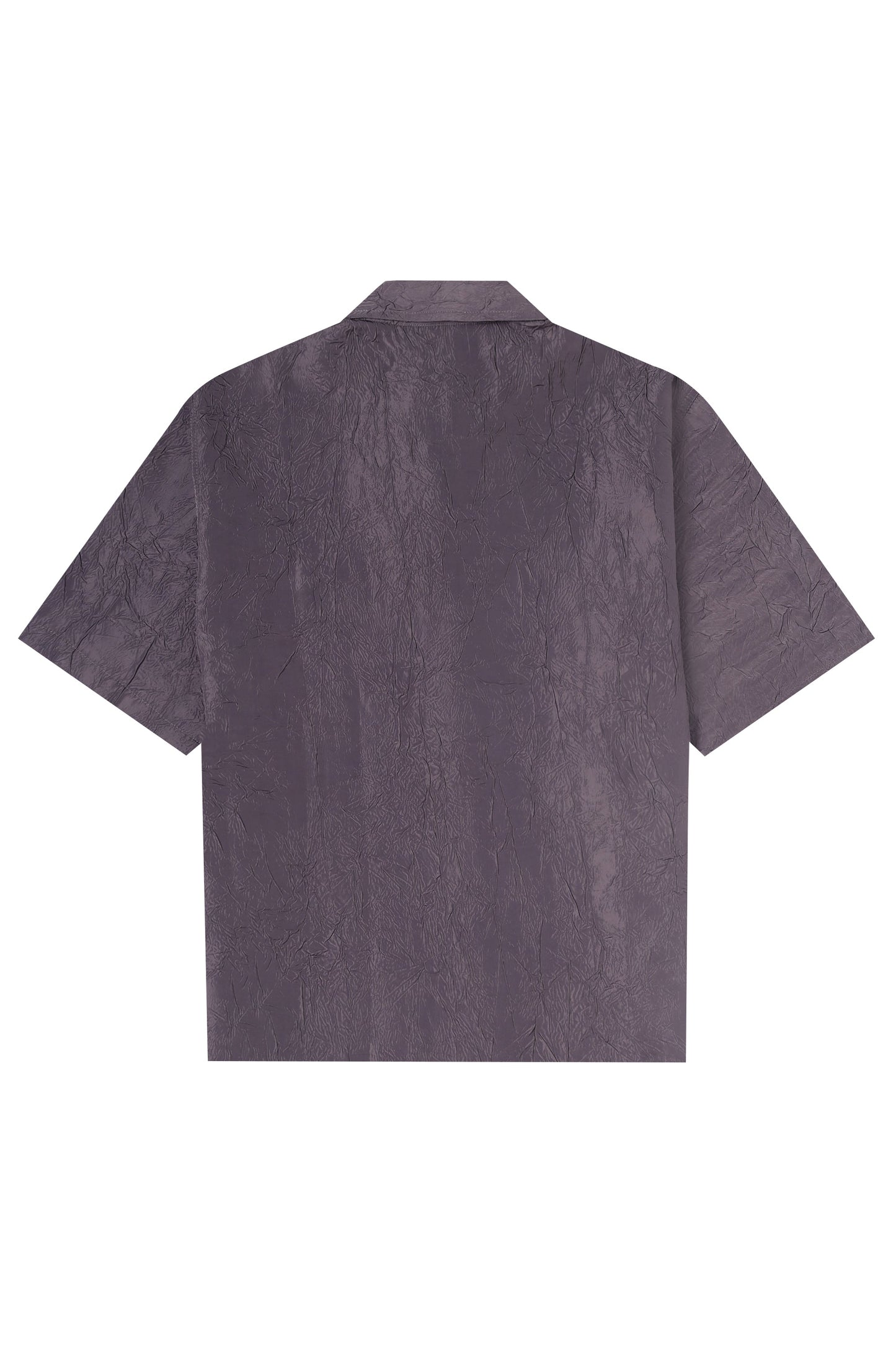 CRINKLED DARK GREY SHIRT