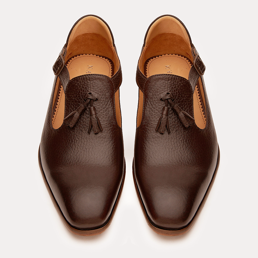 Bagh | Brown Milled Leather