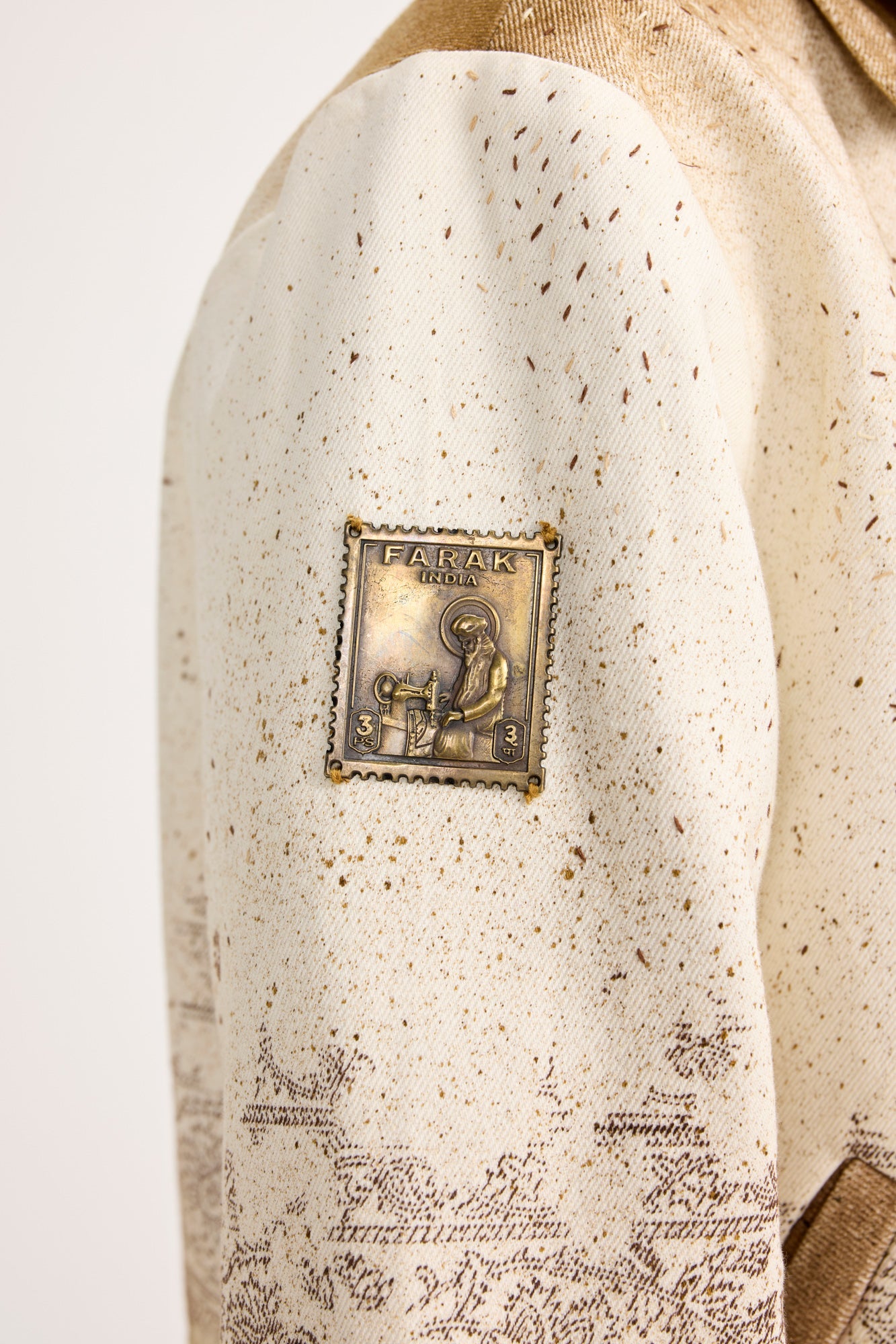 Unisex Burning Flower Handmade - Jacket