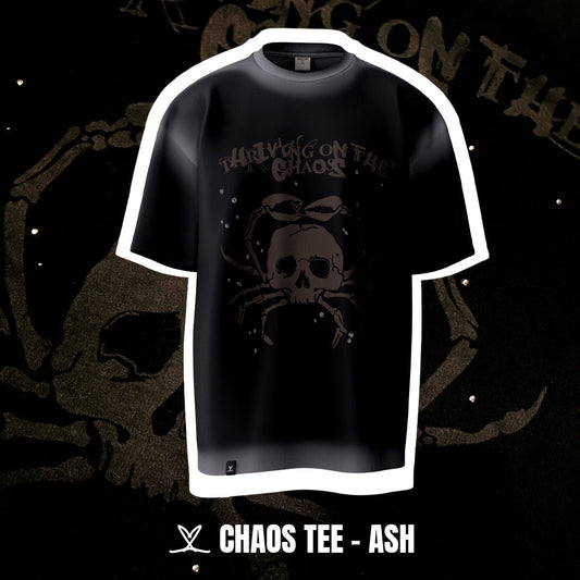 Unisex CHAOS TEE - ASH