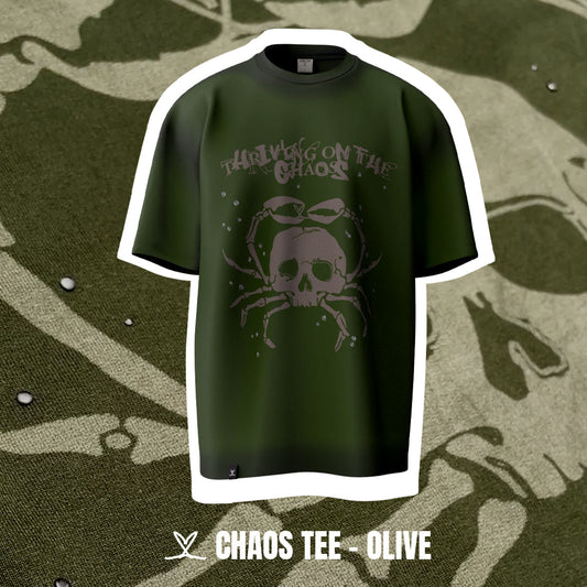 Unisex CHAOS TEE - OLIVE
