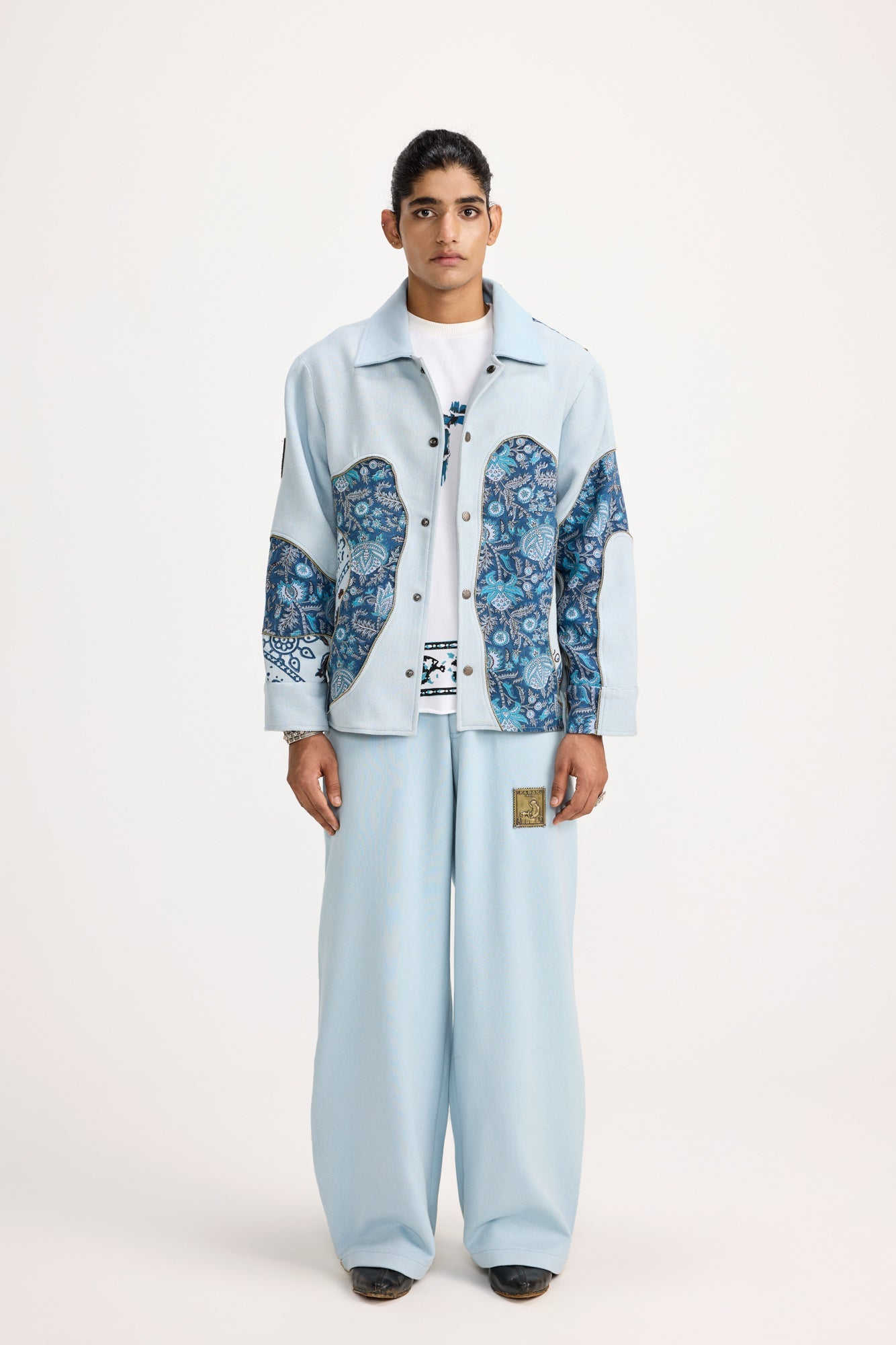 Unisex Sage Blue Handwoven - Pants