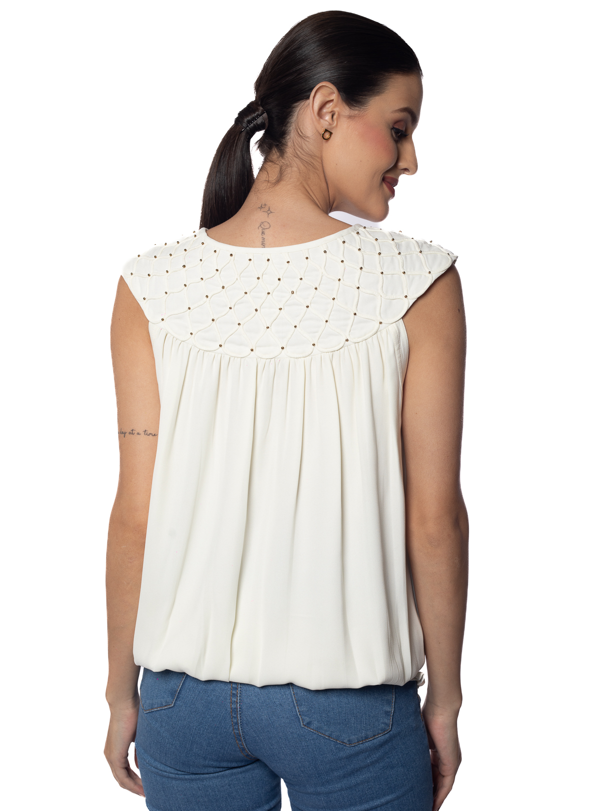 Jewel Neck Top