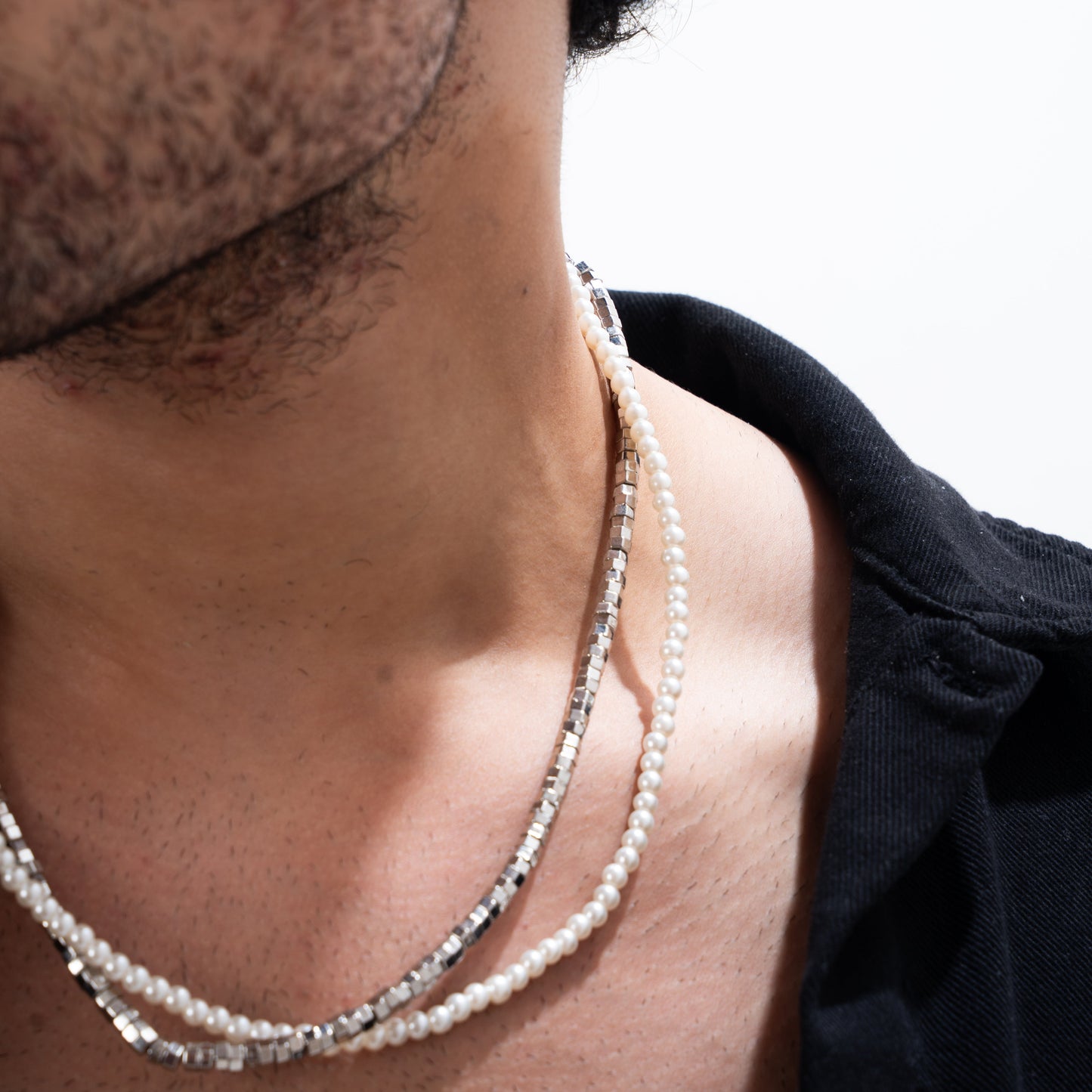 Sterling Ivory Layered Necklace